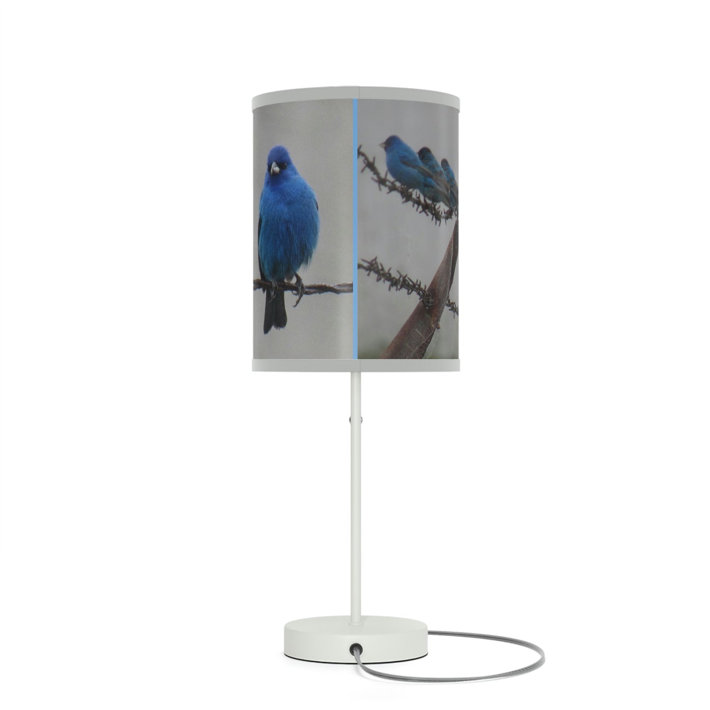 Indigo Buntings Lamp on a Stand, US|CA plug