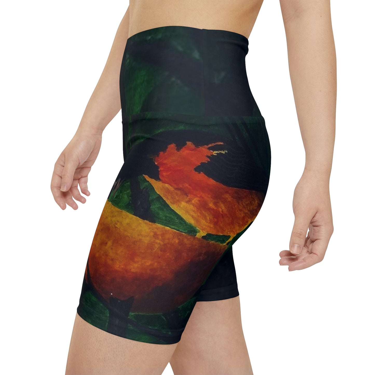 Oriole and an Orange Women's Workout Shorts