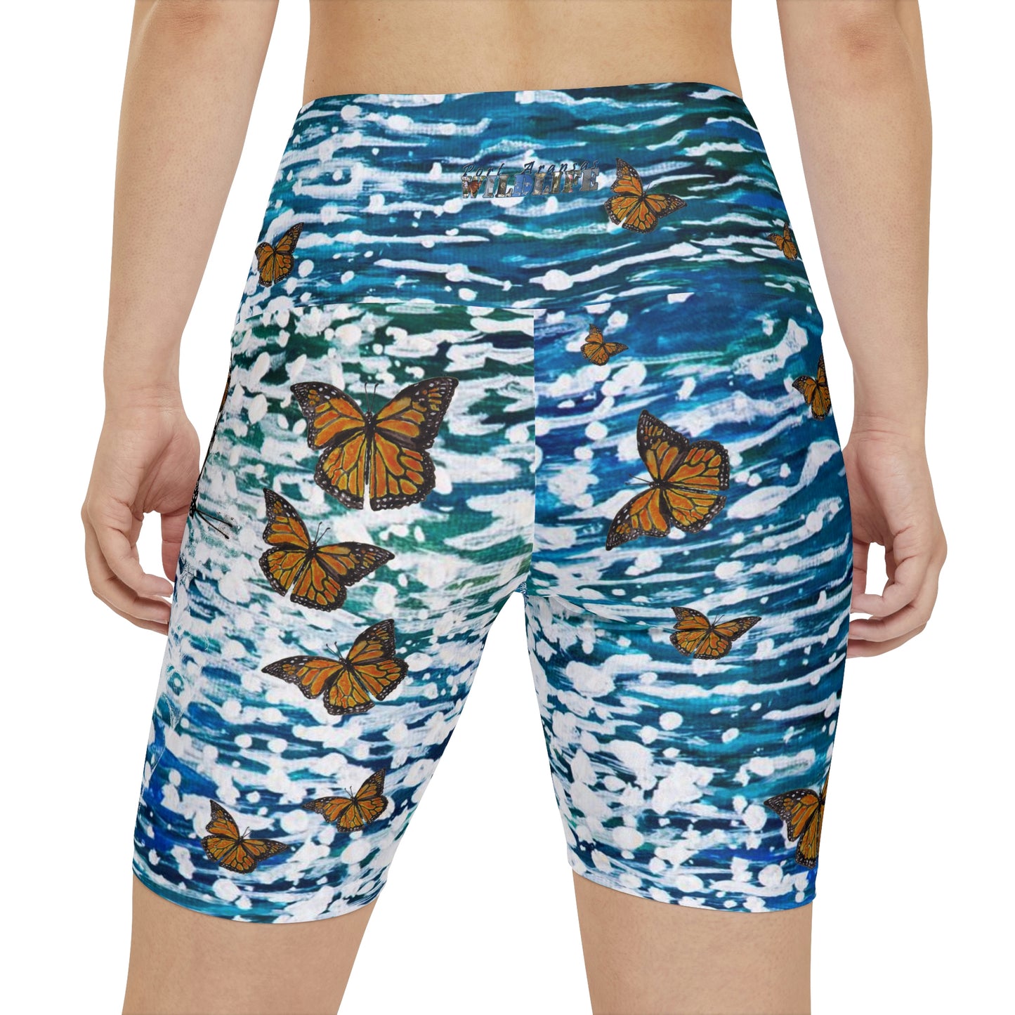 Monarch Butterfly Migration Enchanted Rendezvous Women's Workout Shorts