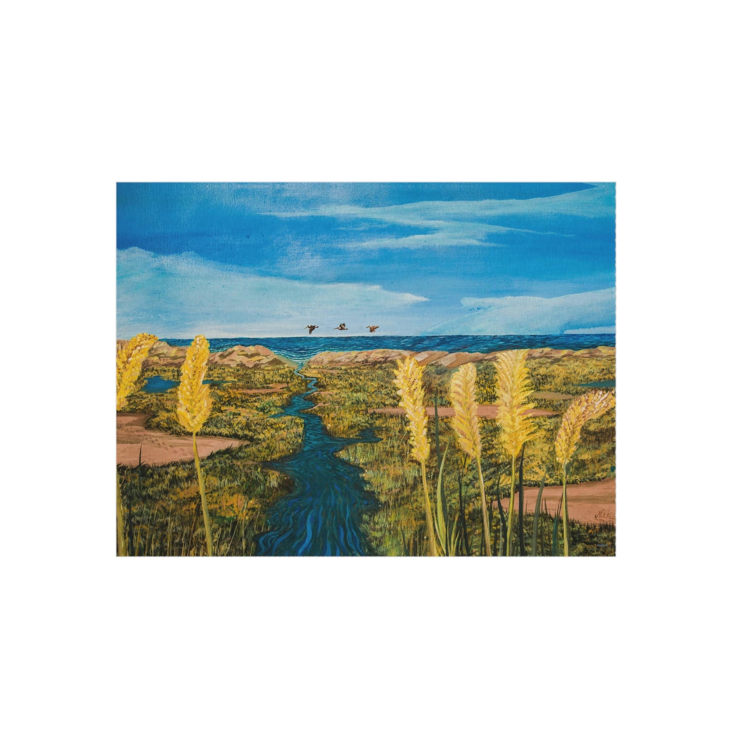 Beachlife in Paradise Port Aransas Wildlife Outdoor Rug