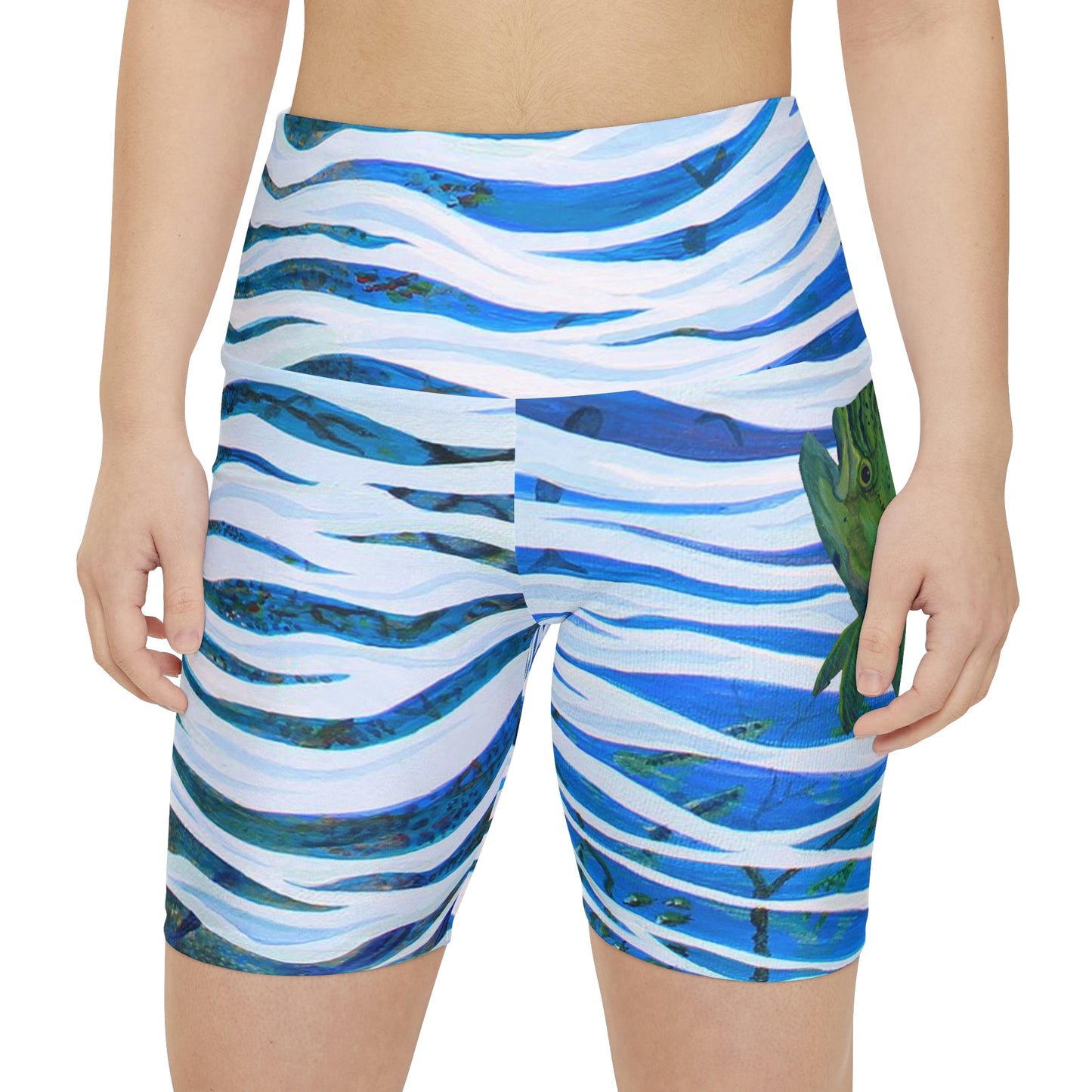 Mahi Dorado Water Art Women's Workout Shorts