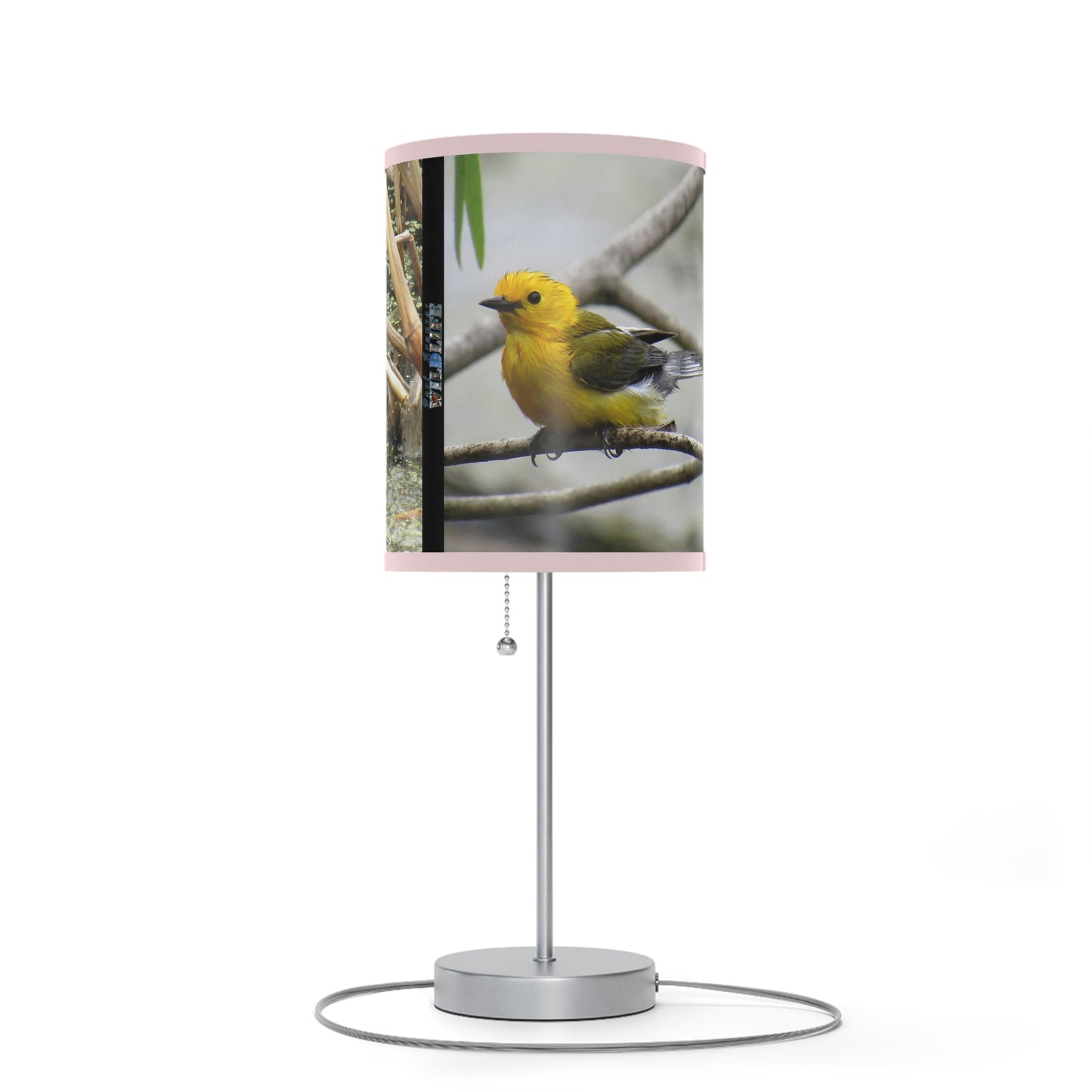 Prothonotary Warbler at Paradise Pond Lamp on a Stand, US|CA plug