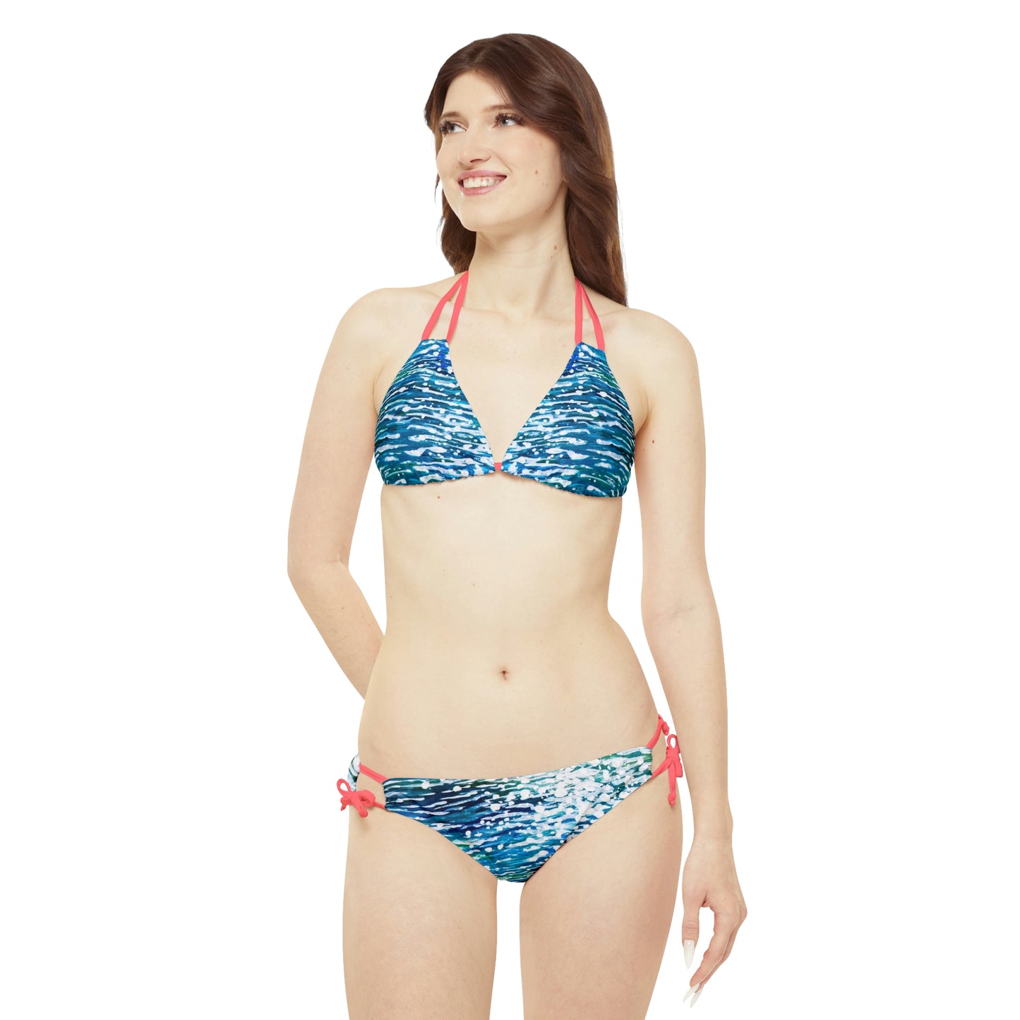 Ocean Breeze Beach Life Strappy Bikini Set