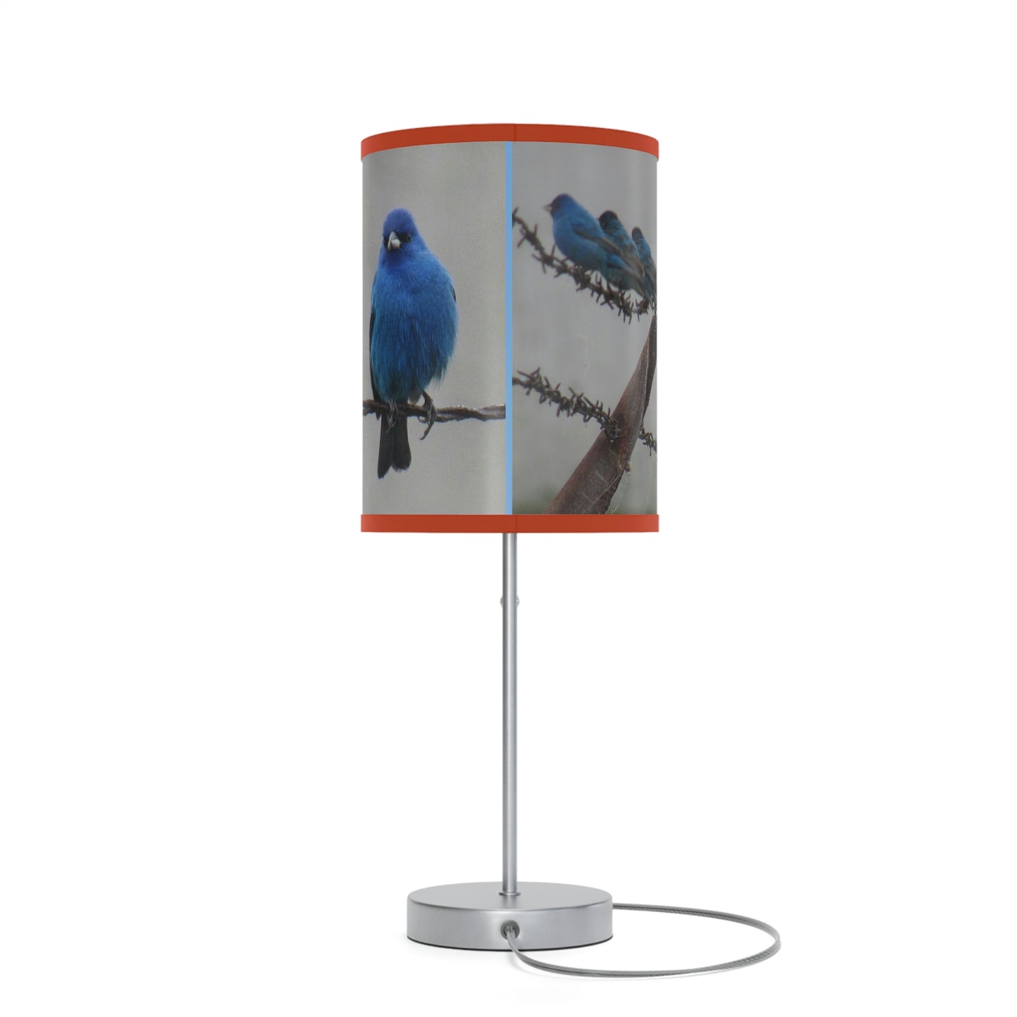 Indigo Buntings Lamp on a Stand, US|CA plug