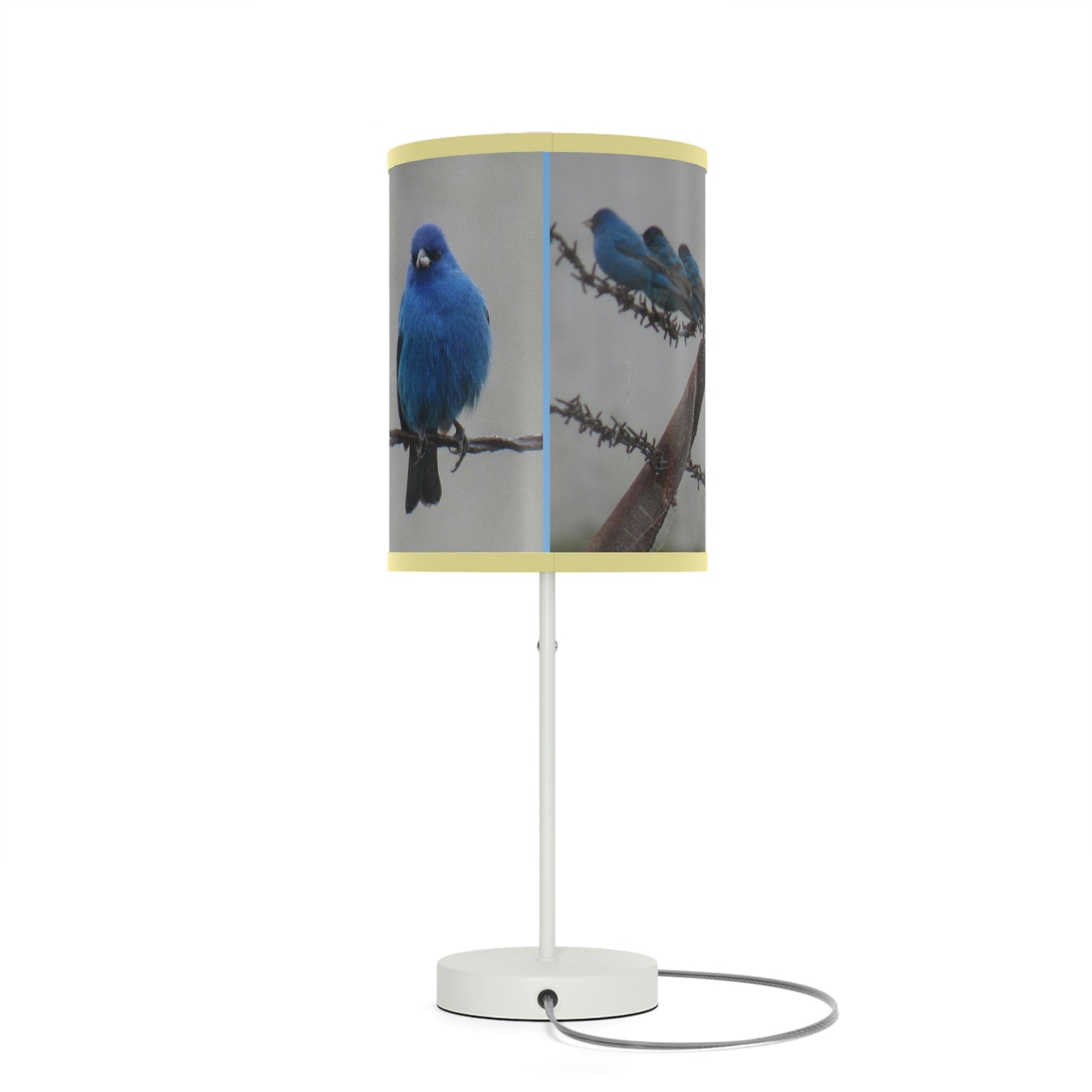 Indigo Buntings Lamp on a Stand, US|CA plug