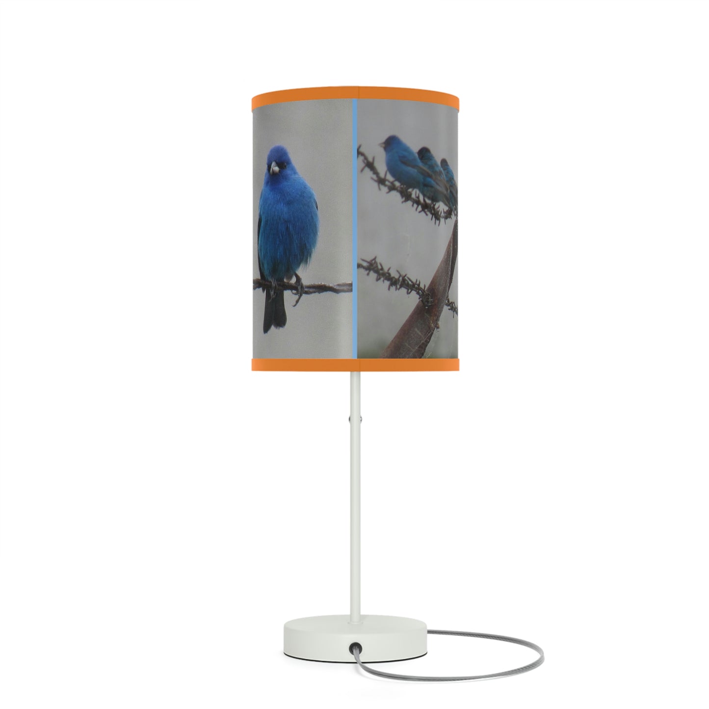 Indigo Buntings Lamp on a Stand, US|CA plug