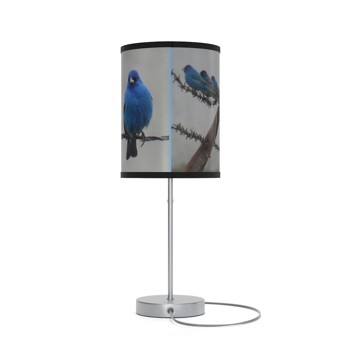 Indigo Buntings Lamp on a Stand, US|CA plug