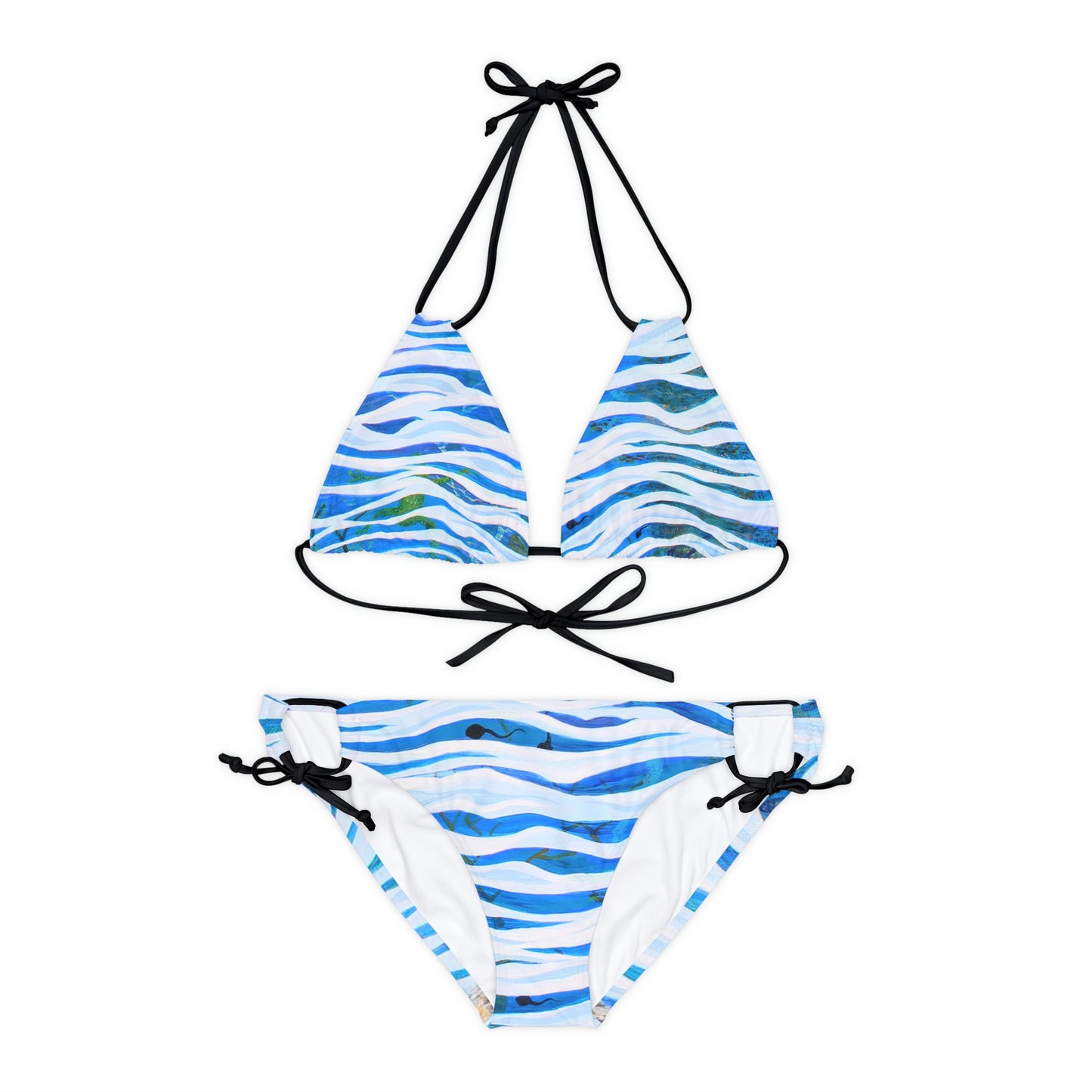 Aquatic Life Strappy Bikini Set