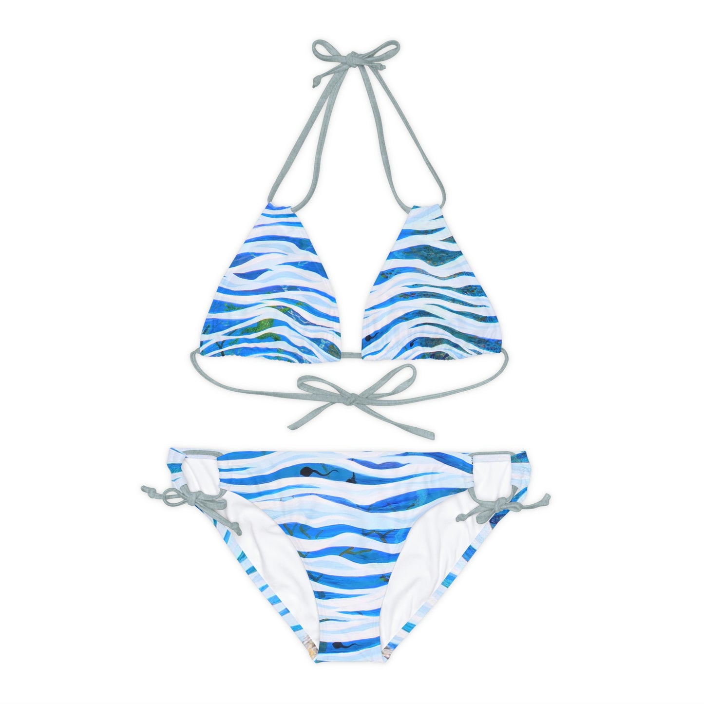 Aquatic Life Strappy Bikini Set