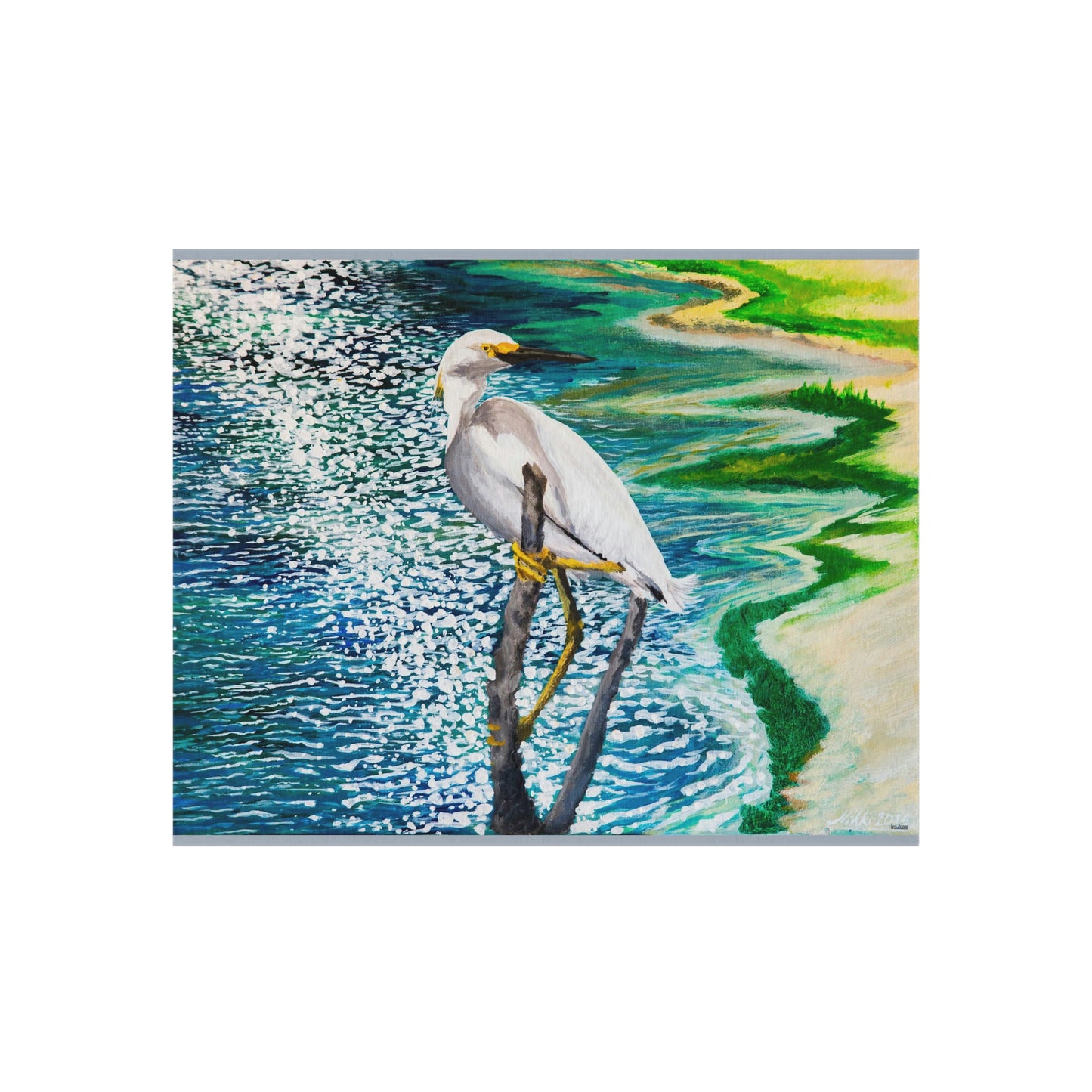 Shorebird in the Sun Outdoor Rug
