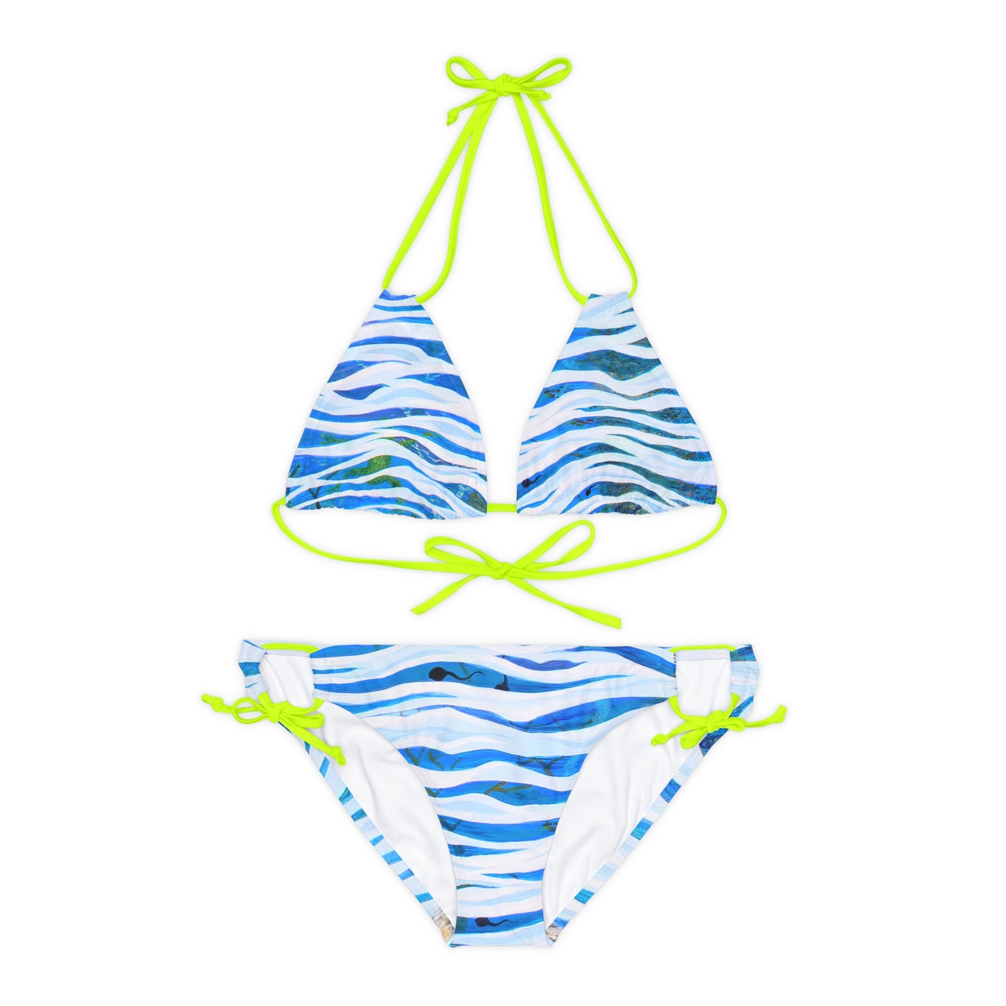 Aquatic Life Strappy Bikini Set