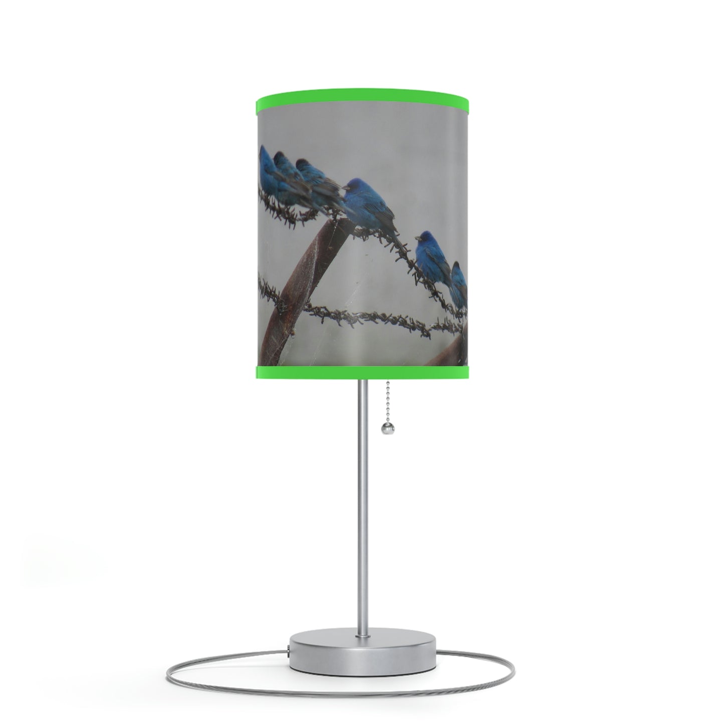 Indigo Buntings Lamp on a Stand, US|CA plug