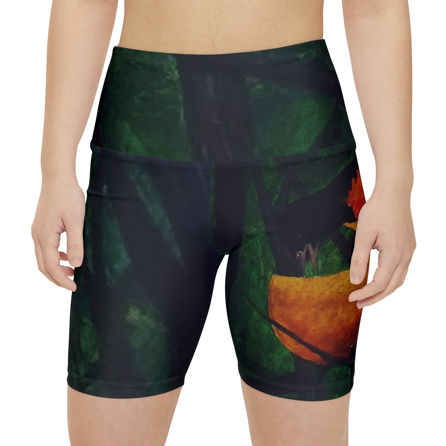 Oriole and an Orange Women's Workout Shorts