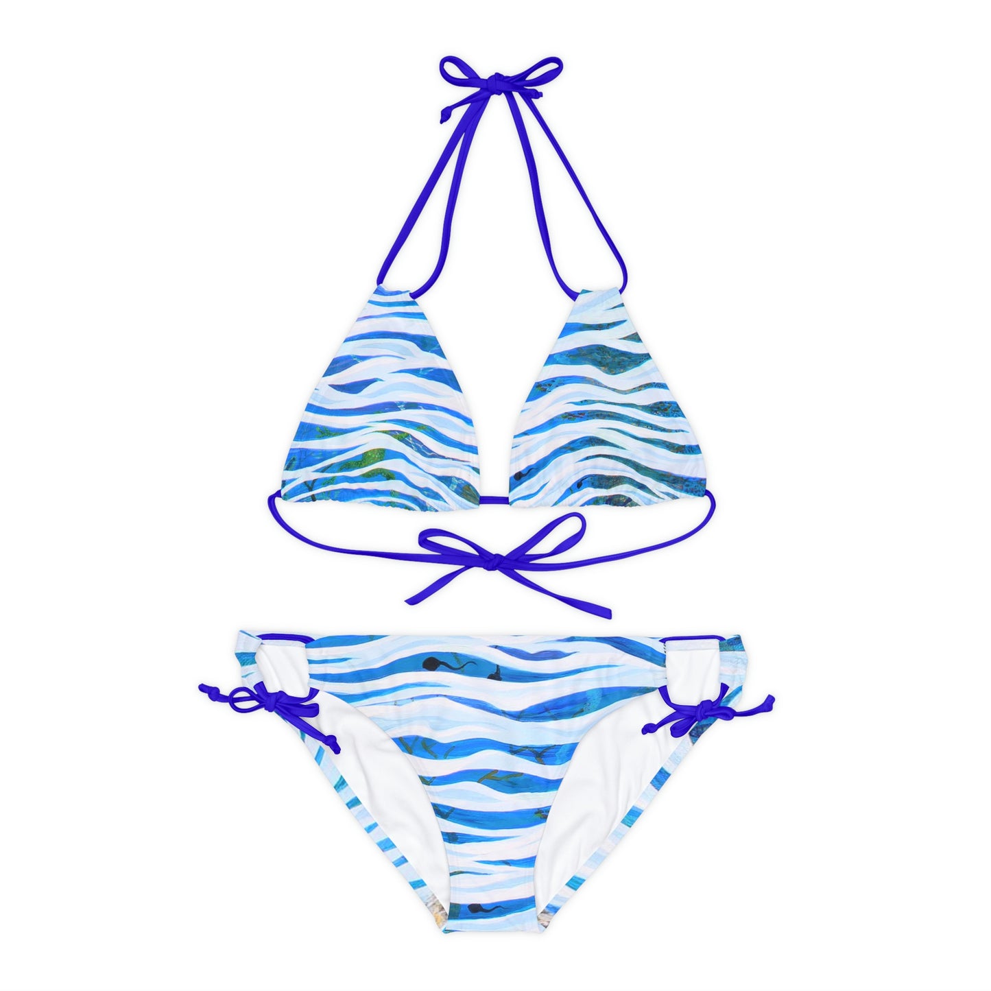 Aquatic Life Strappy Bikini Set