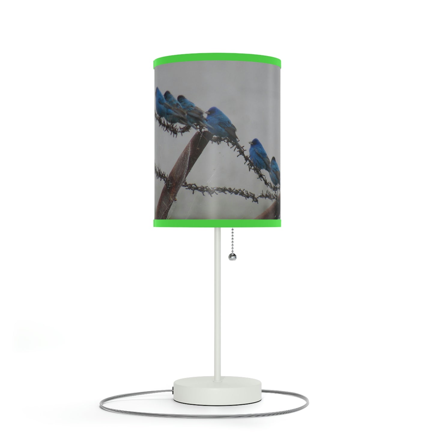 Indigo Buntings Lamp on a Stand, US|CA plug