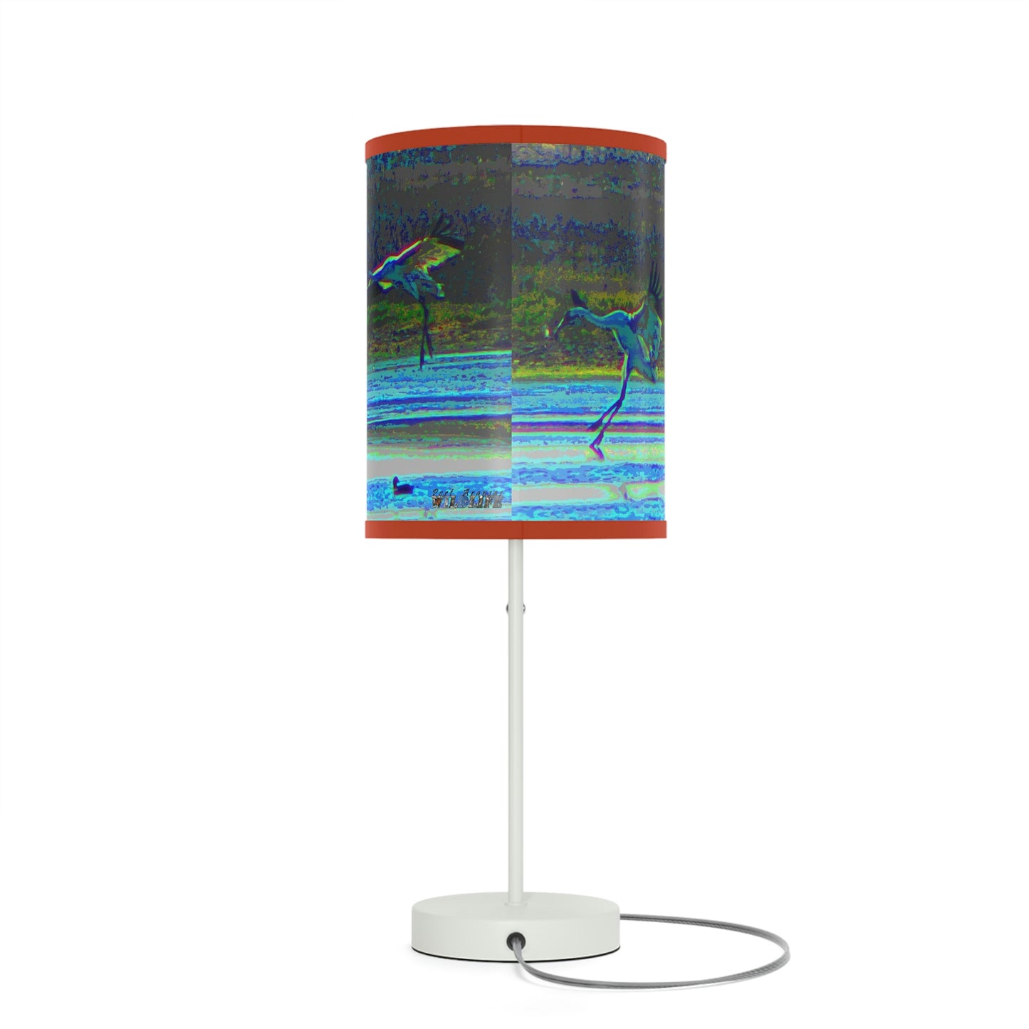 Whooping Cranes in Port Aransas Lamp on a Stand, US|CA plug