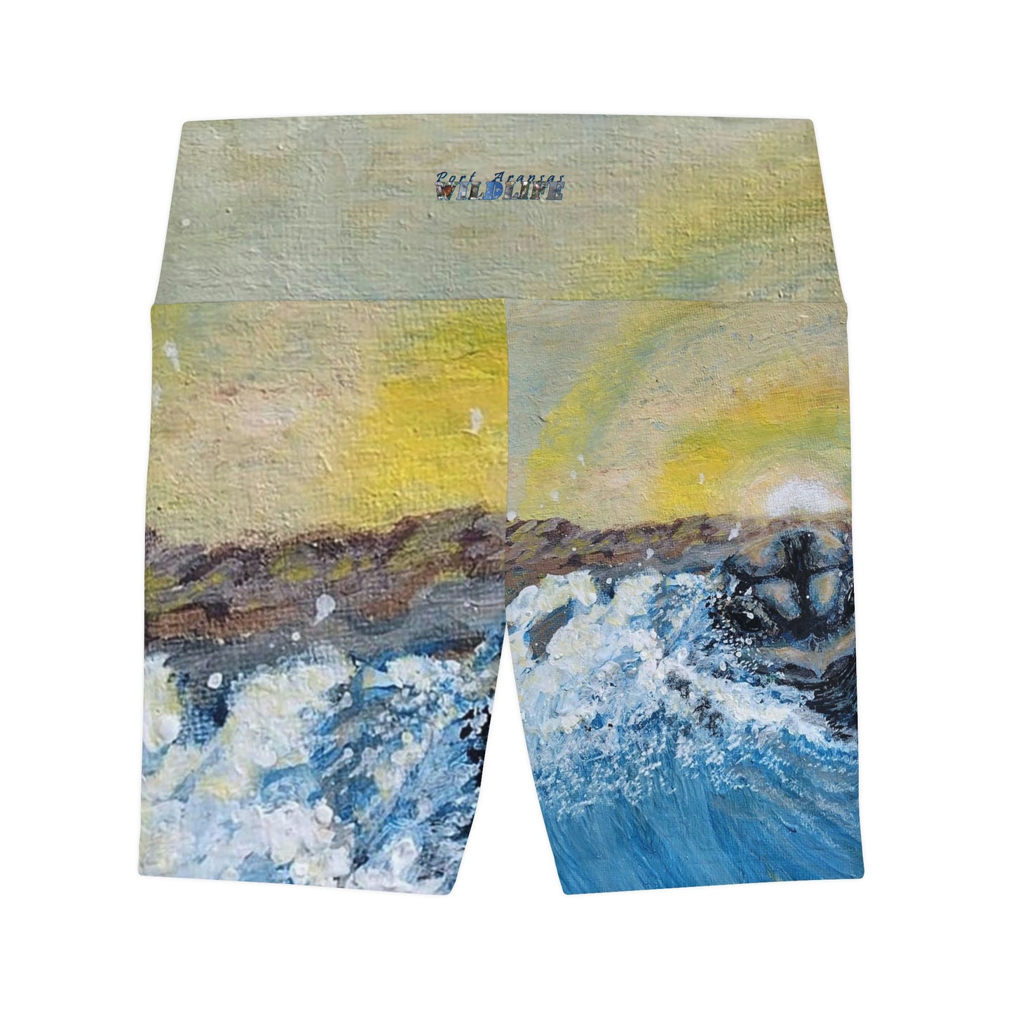 Sea Turtle's First Swim - Women's Workout Shorts
