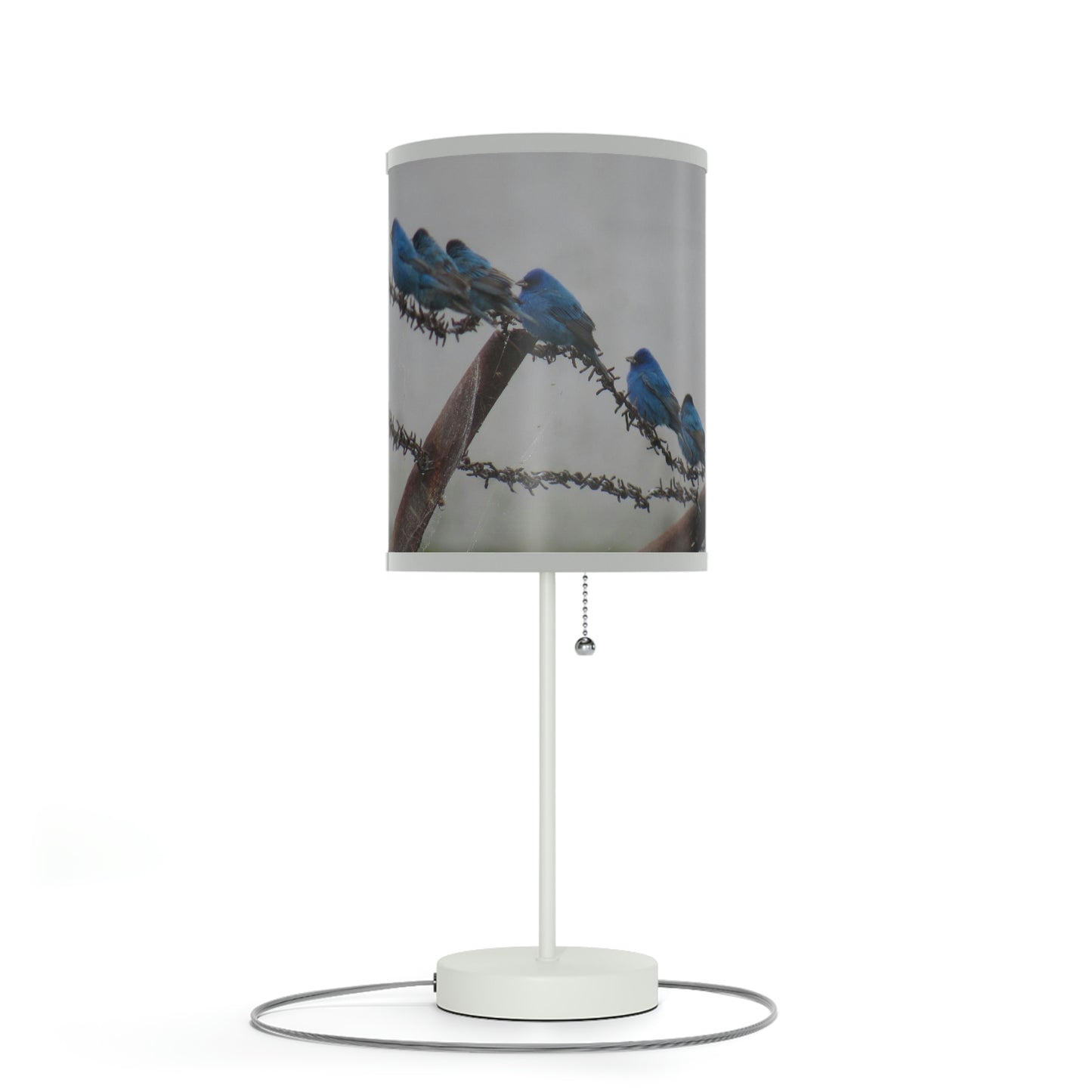 Indigo Buntings Lamp on a Stand, US|CA plug