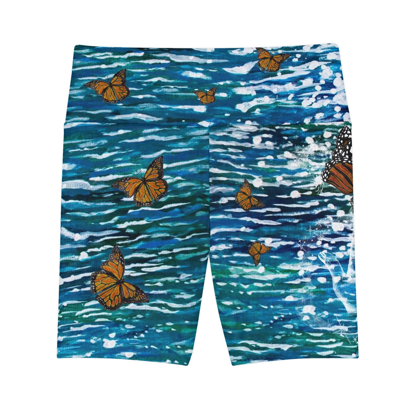 Monarch Butterfly Migration Enchanted Rendezvous Women's Workout Shorts