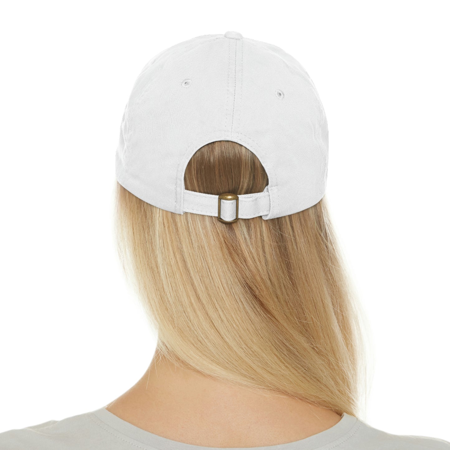 Roseate Spoonbill Pink Bird Hat with Leather Patch (Round)