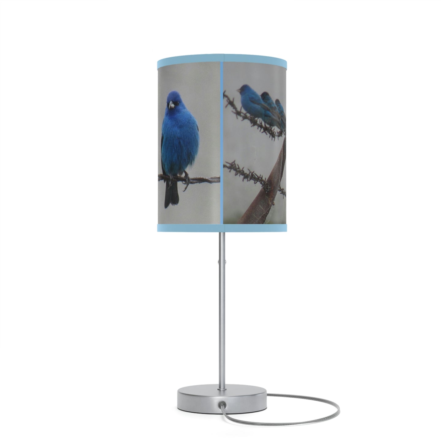 Indigo Buntings Lamp on a Stand, US|CA plug