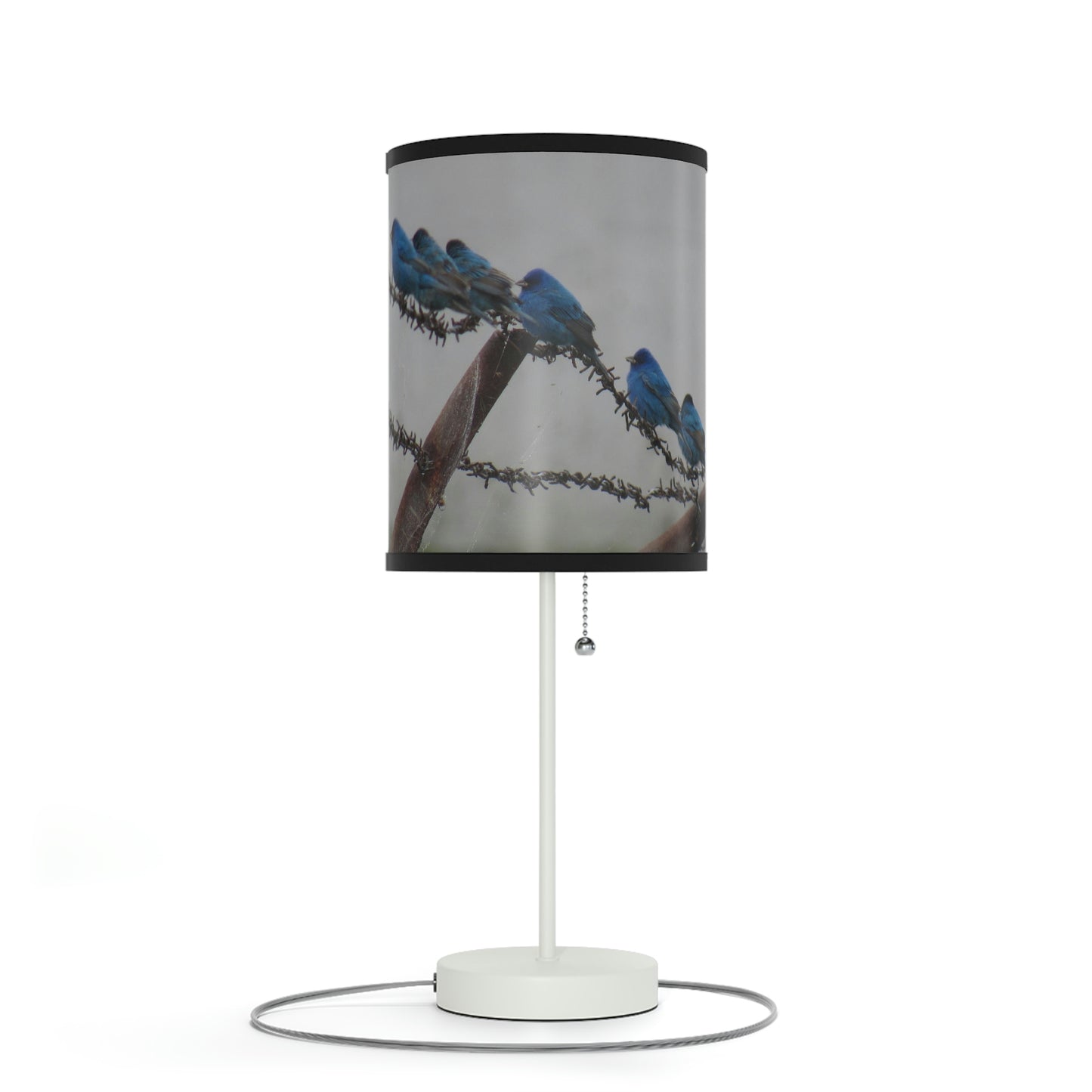 Indigo Buntings Lamp on a Stand, US|CA plug