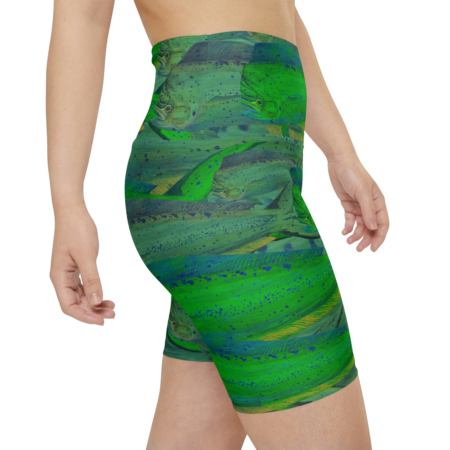 Mahi-Mahi Dolphin Dorado School Women's Workout Shorts