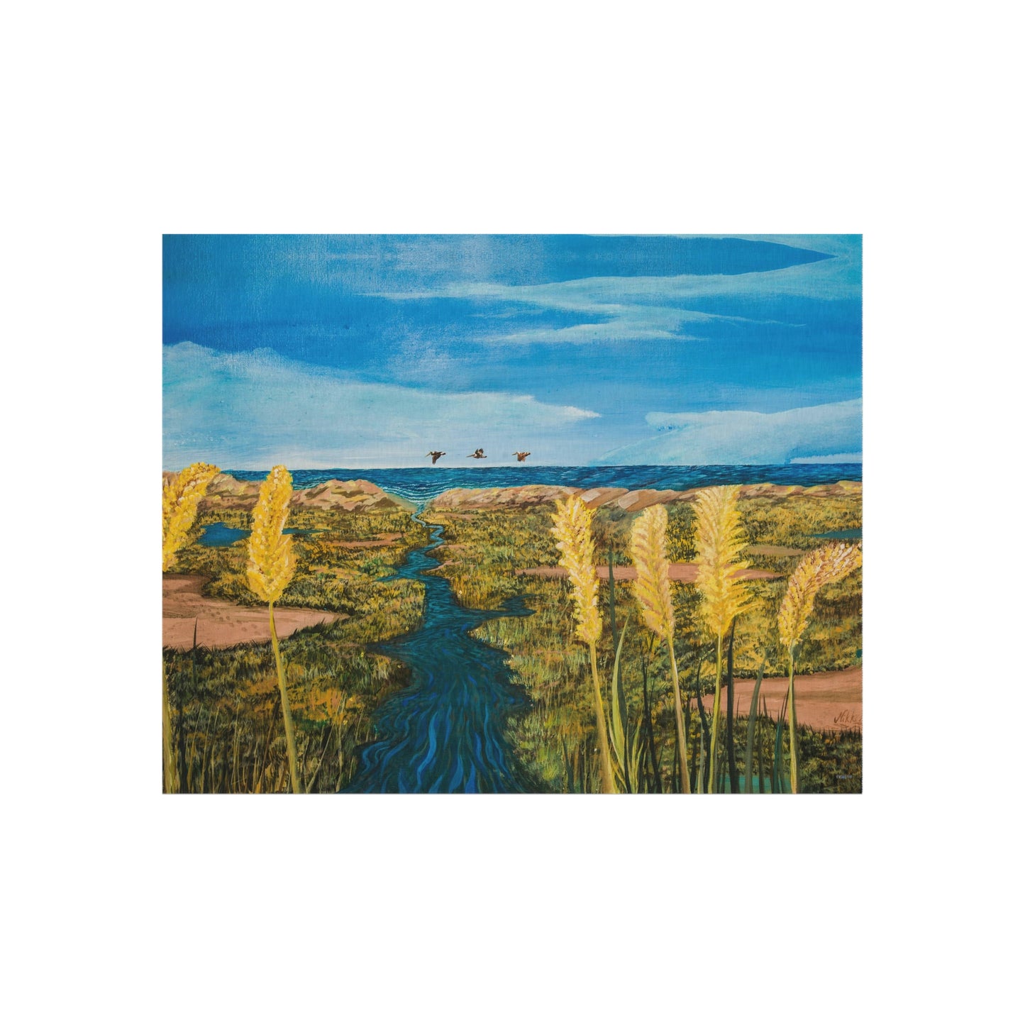Beachlife in Paradise Port Aransas Wildlife Outdoor Rug