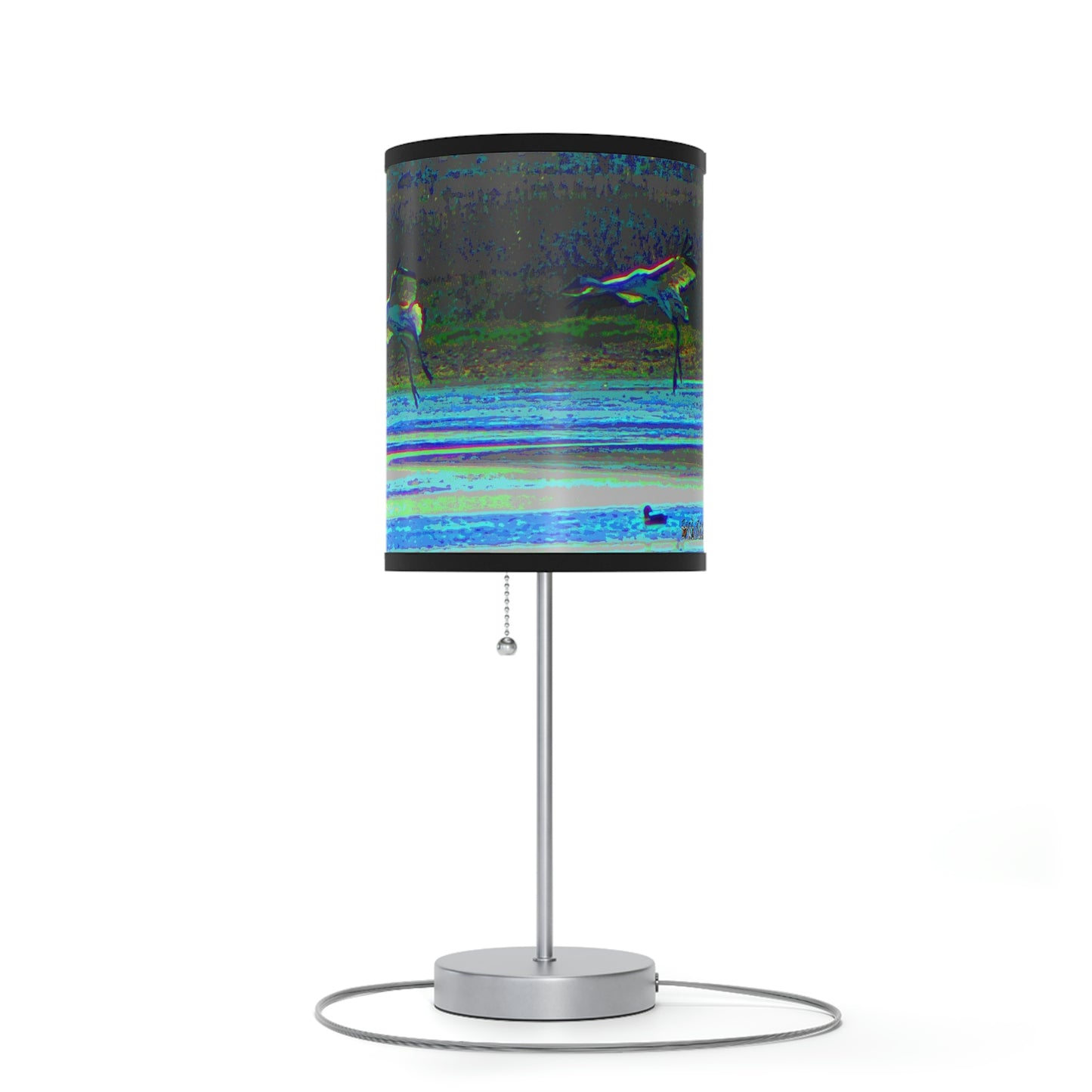 Whooping Cranes in Port Aransas Lamp on a Stand, US|CA plug