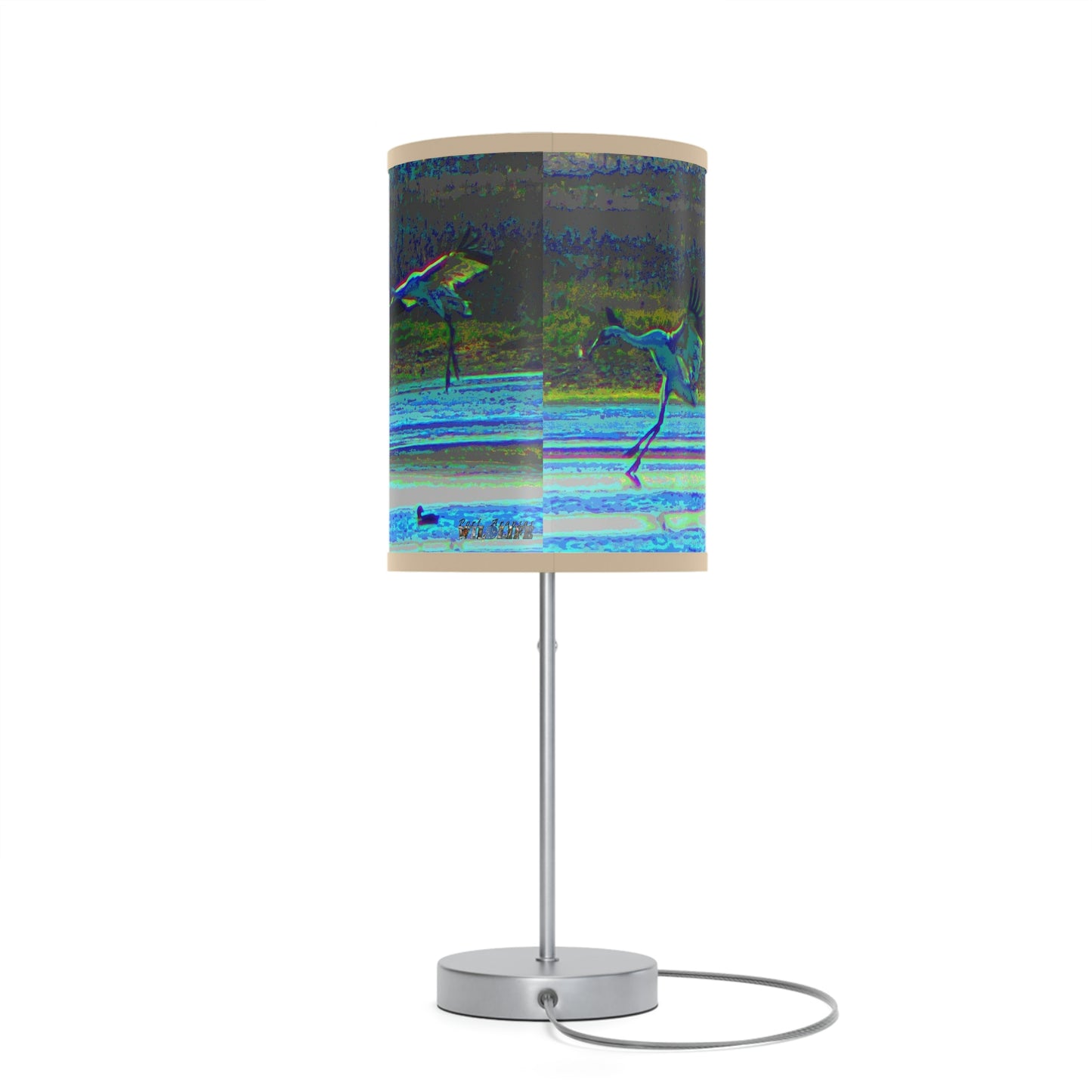 Whooping Cranes in Port Aransas Lamp on a Stand, US|CA plug