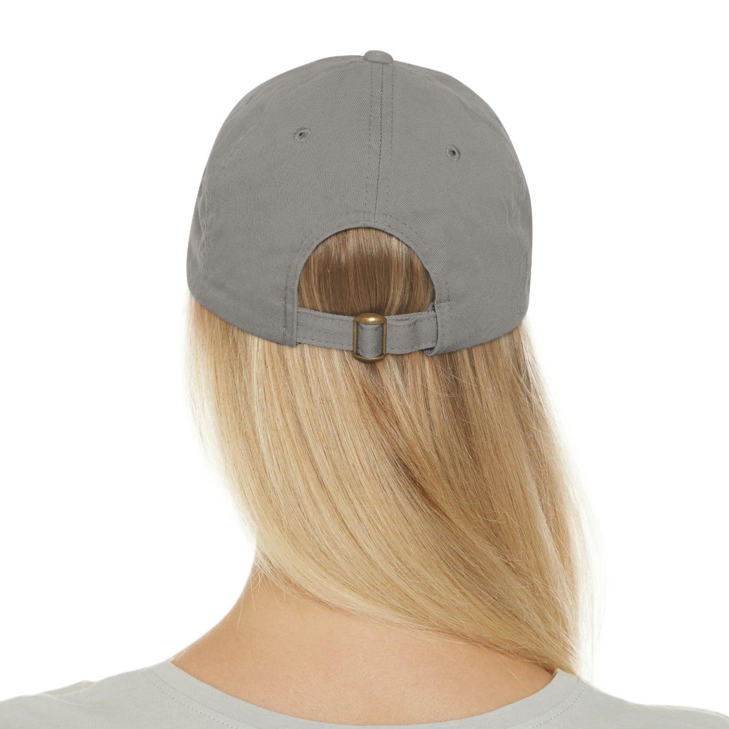 Roseate Spoonbill Pink Bird Hat with Leather Patch (Round)