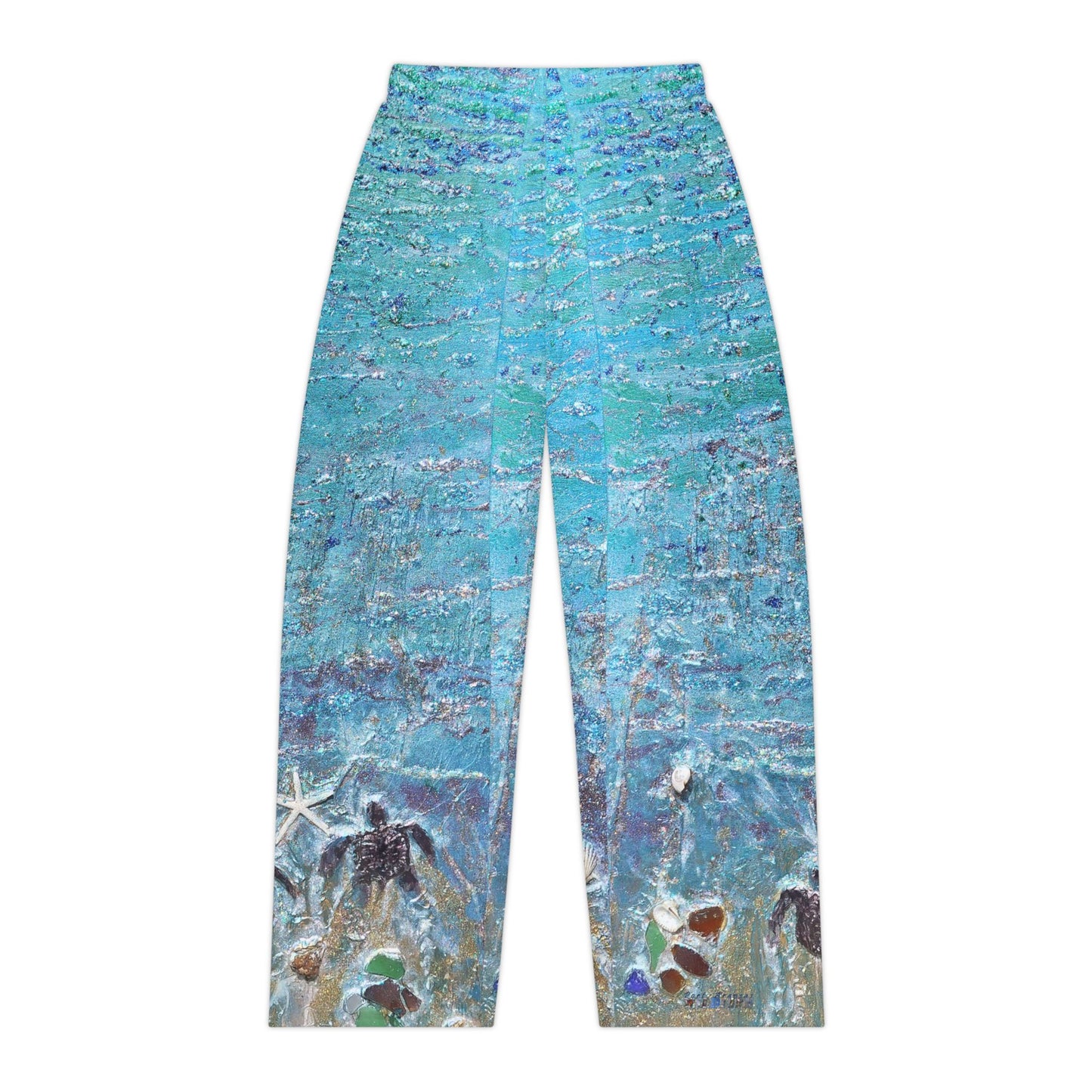 Sounds of the Ocean Casual Pants, Relaxing Loungewear, Beach Vibes, Summer Nights, Gift for Her, Easygoing Comfort