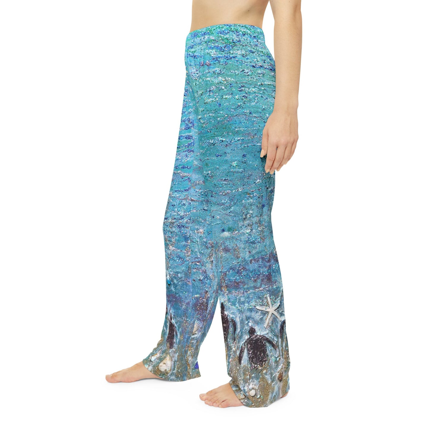 Sounds of the Ocean Casual Pants, Relaxing Loungewear, Beach Vibes, Summer Nights, Gift for Her, Easygoing Comfort