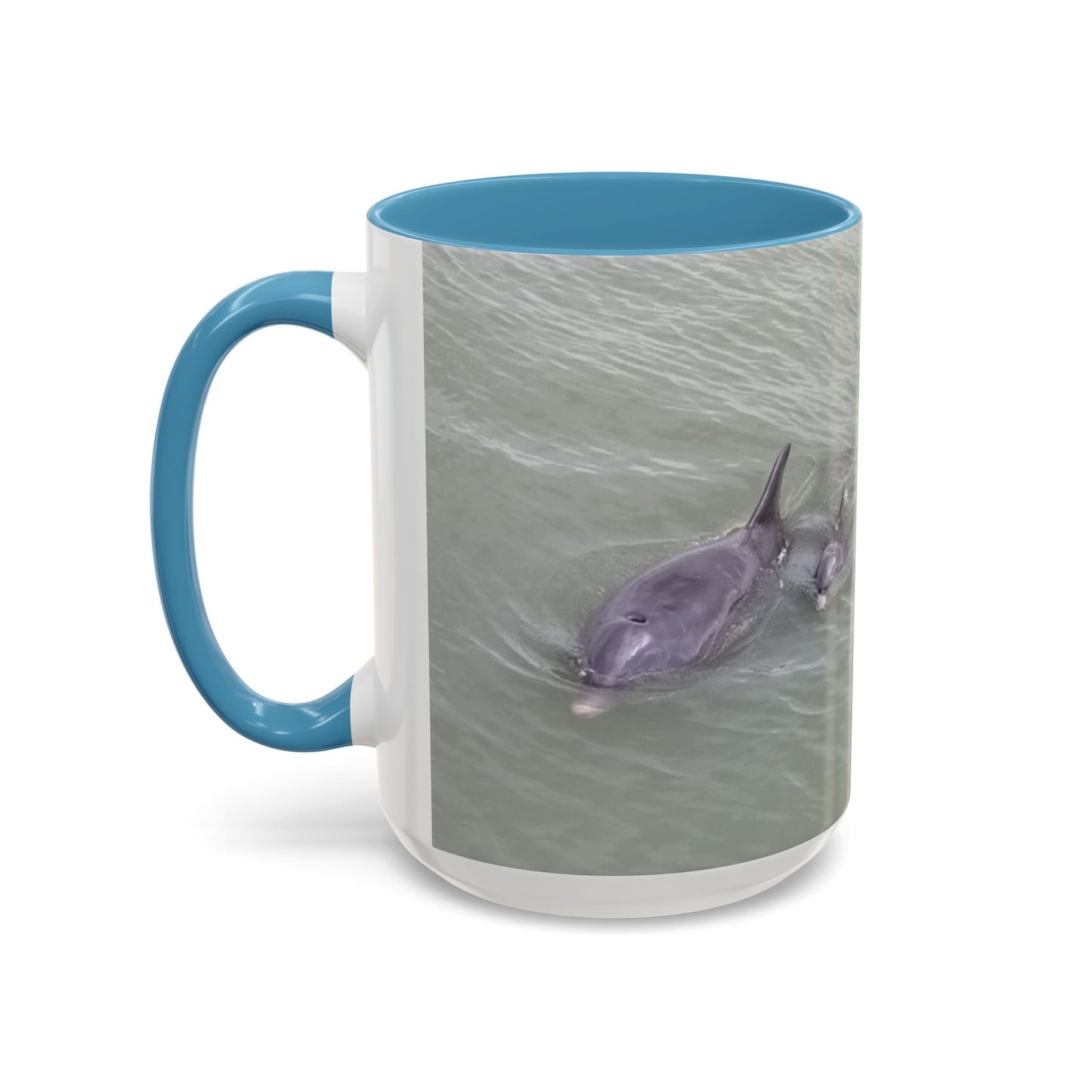 Coffee Mug - Mom and Baby Dolphin at Robert's Point Park