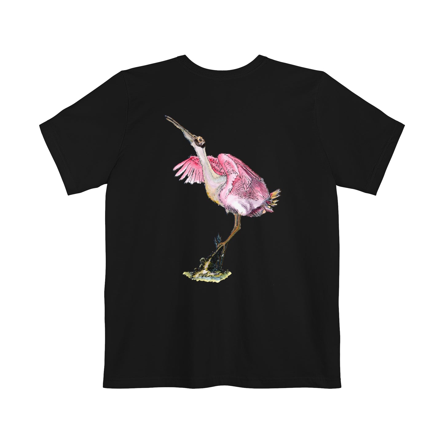 Roseate Spoonbill Port Aransas Wildlife Unisex Pocket Tee