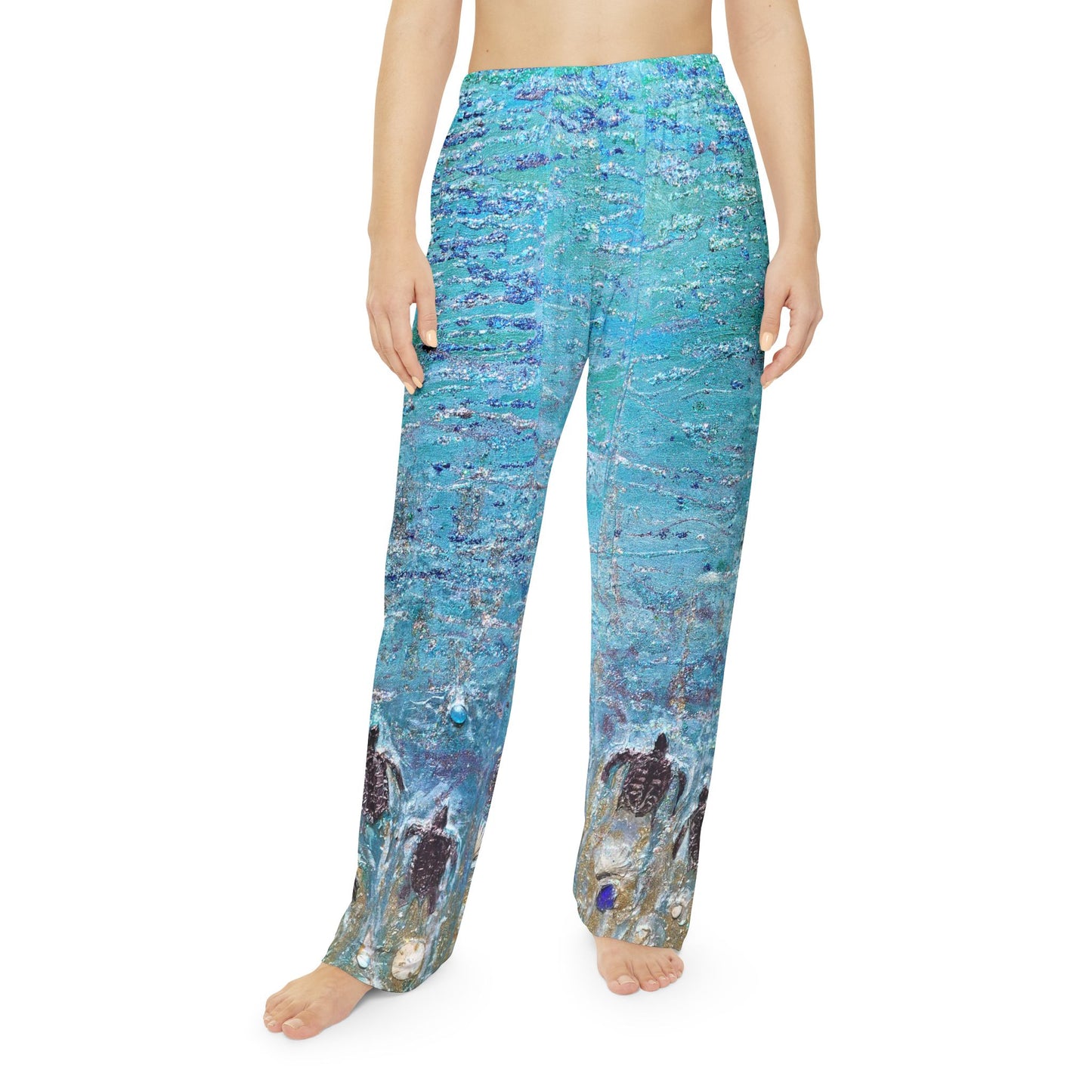 Sounds of the Ocean Casual Pants, Relaxing Loungewear, Beach Vibes, Summer Nights, Gift for Her, Easygoing Comfort