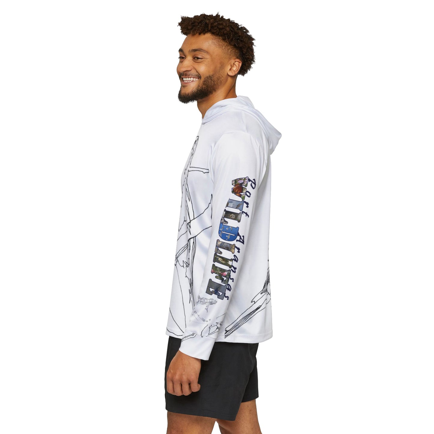 Port Aransas Wildlife Line Art Hoodie — Sports Warmup