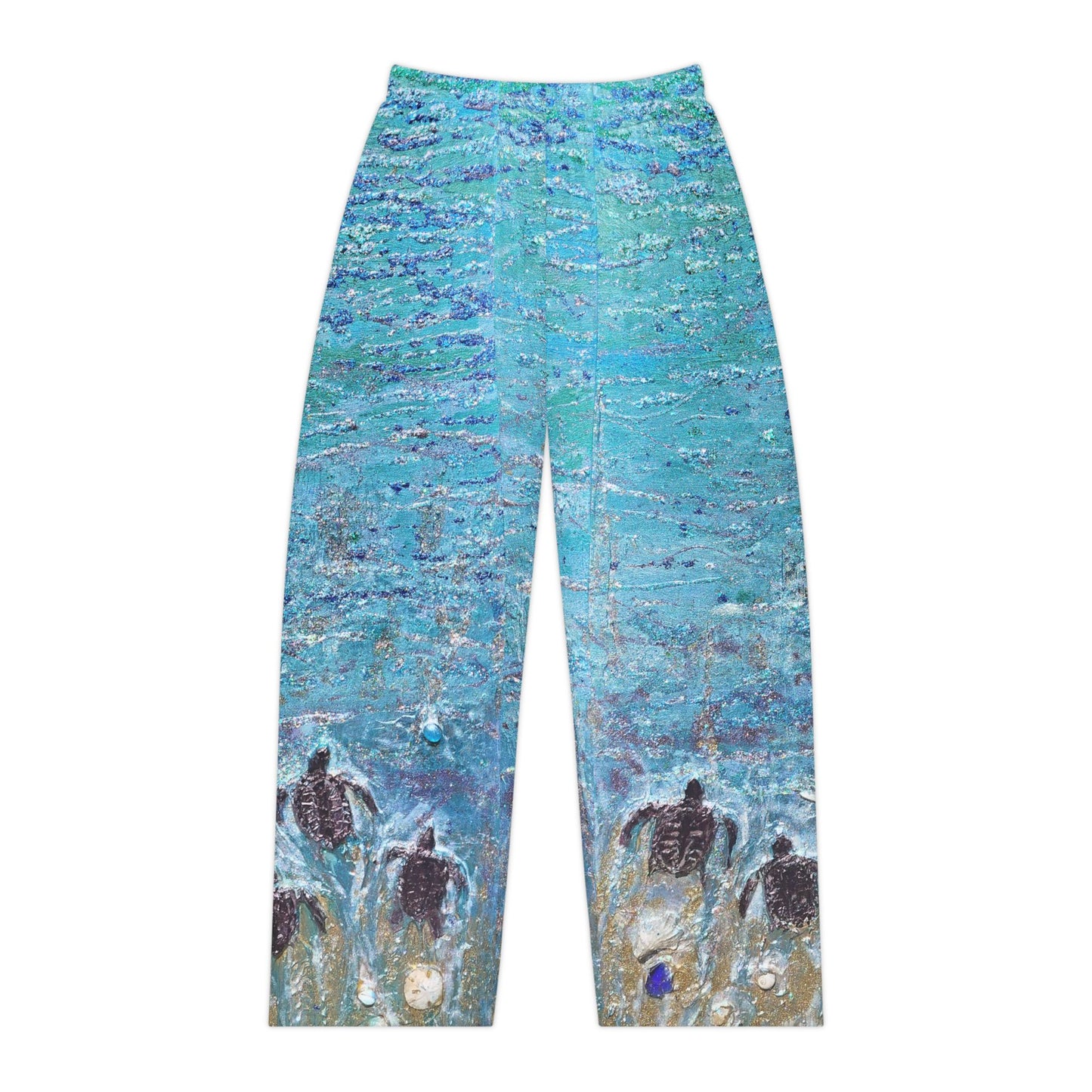 Sounds of the Ocean Casual Pants, Relaxing Loungewear, Beach Vibes, Summer Nights, Gift for Her, Easygoing Comfort