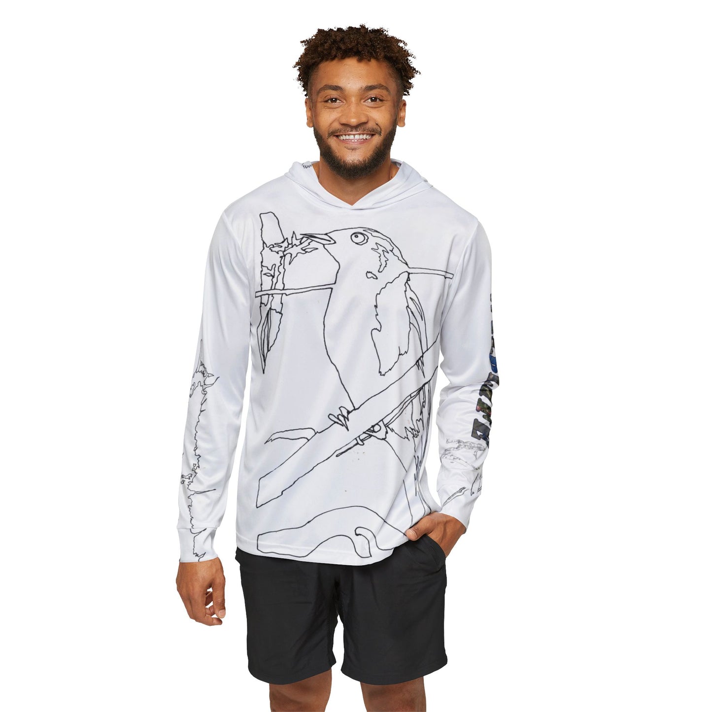 Port Aransas Wildlife Line Art Hoodie — Sports Warmup