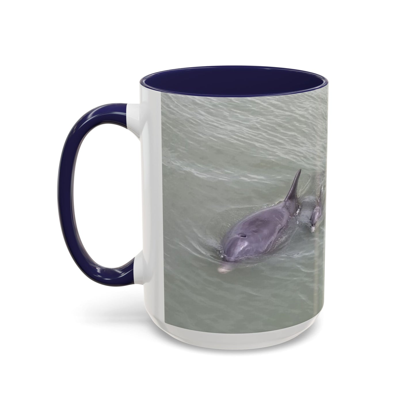 Coffee Mug - Mom and Baby Dolphin at Robert's Point Park