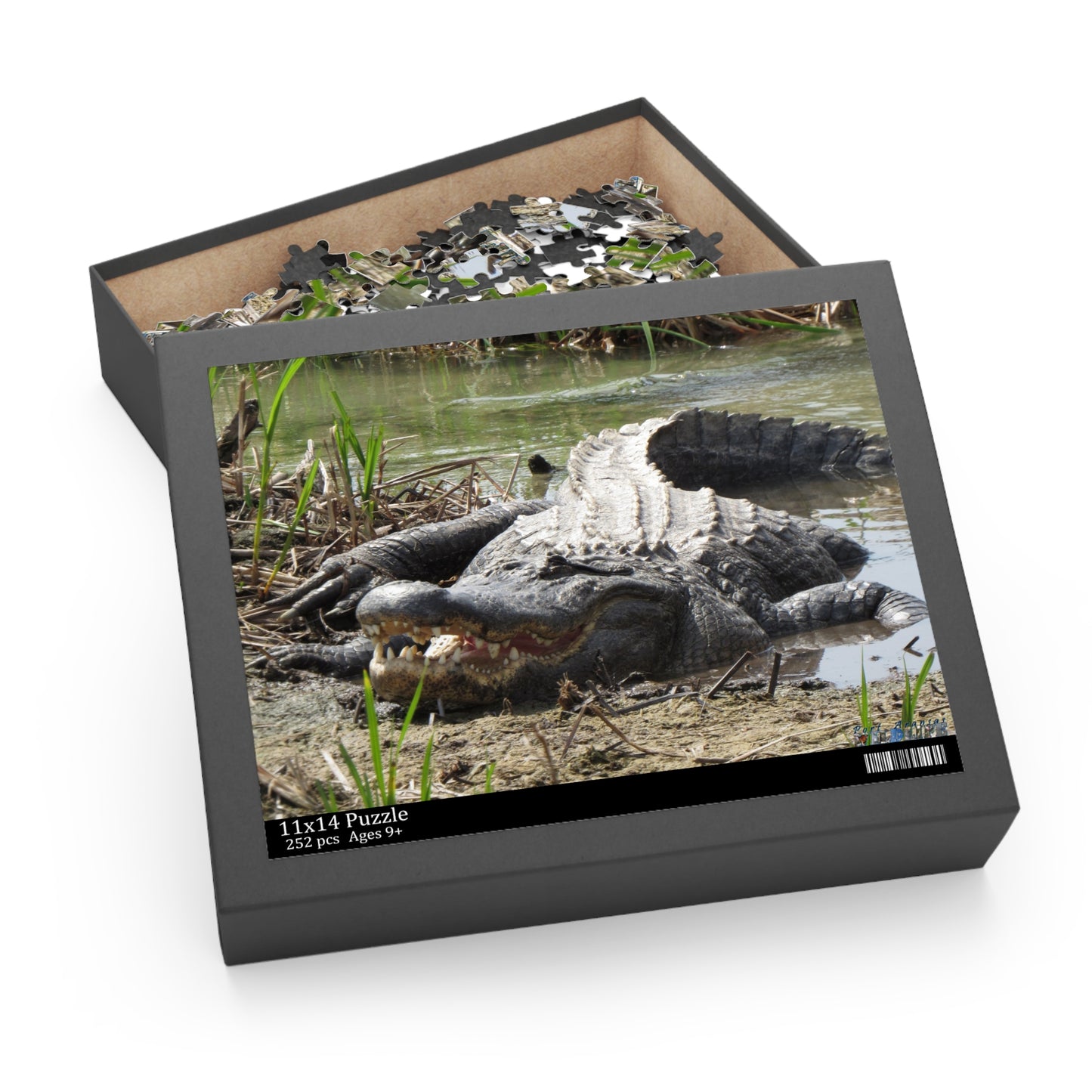 Boots the Aligator In Port Aransas Puzzle (120, 252, 500-Piece)