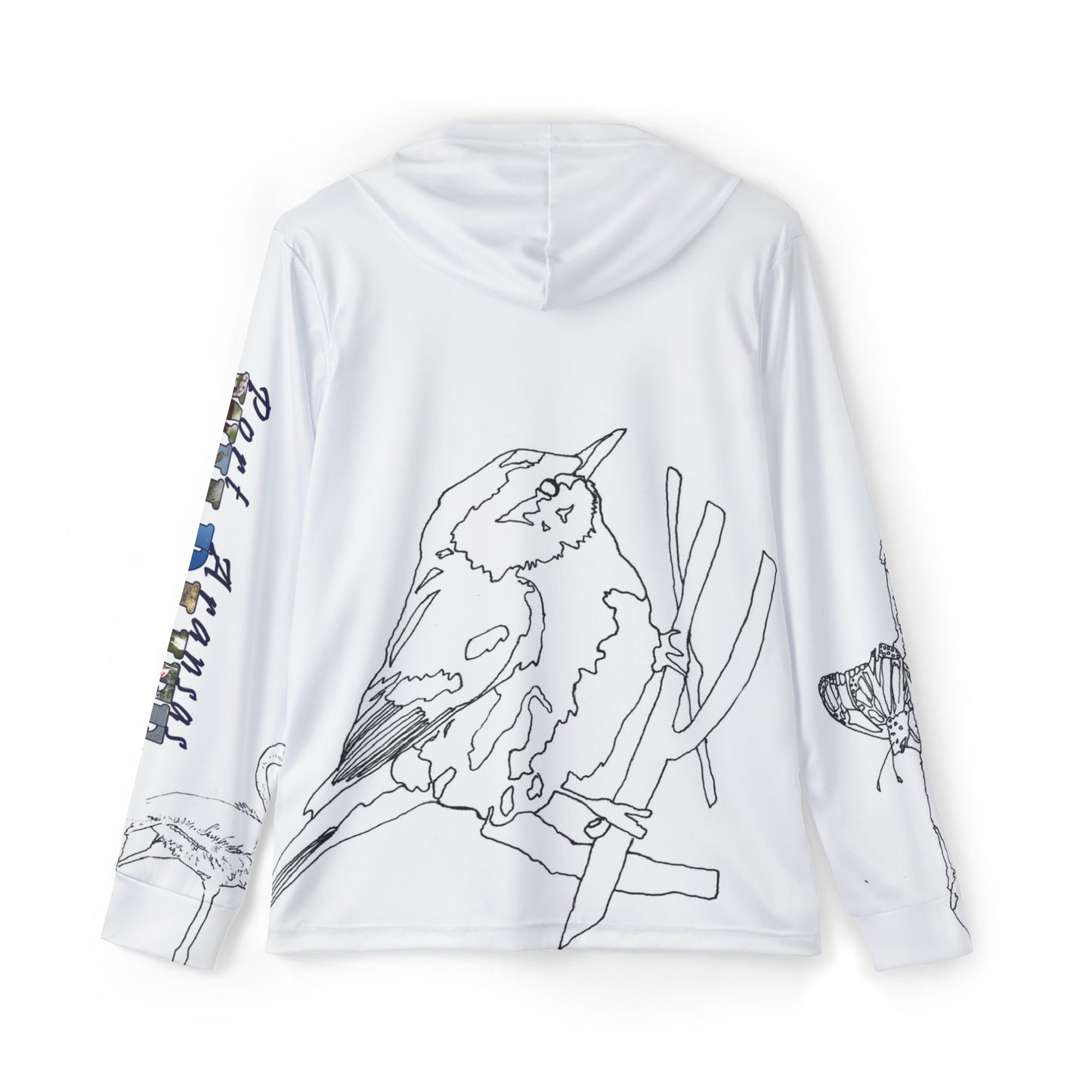 Port Aransas Wildlife Line Art Hoodie — Sports Warmup