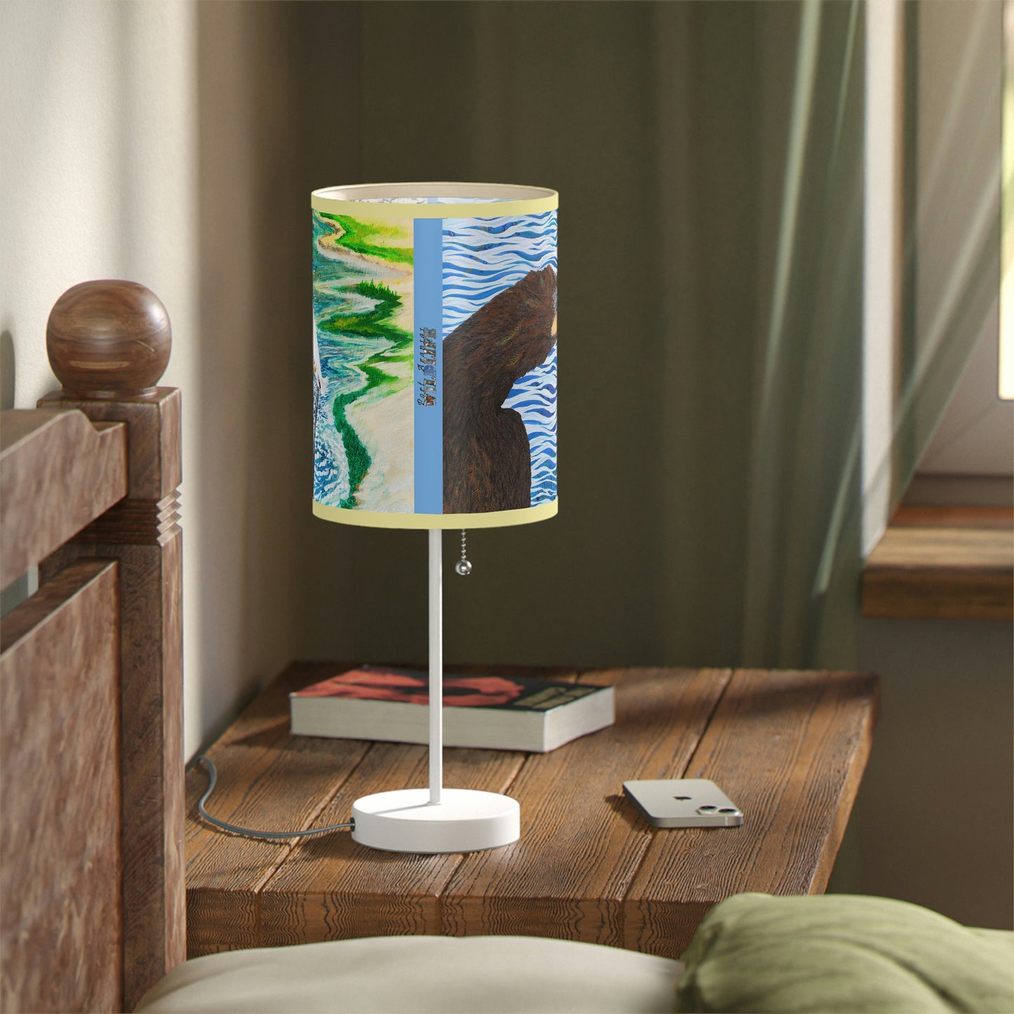 Cormorant and Shorebird in the Sun Bird Art Lamp on a Stand, US|CA plug