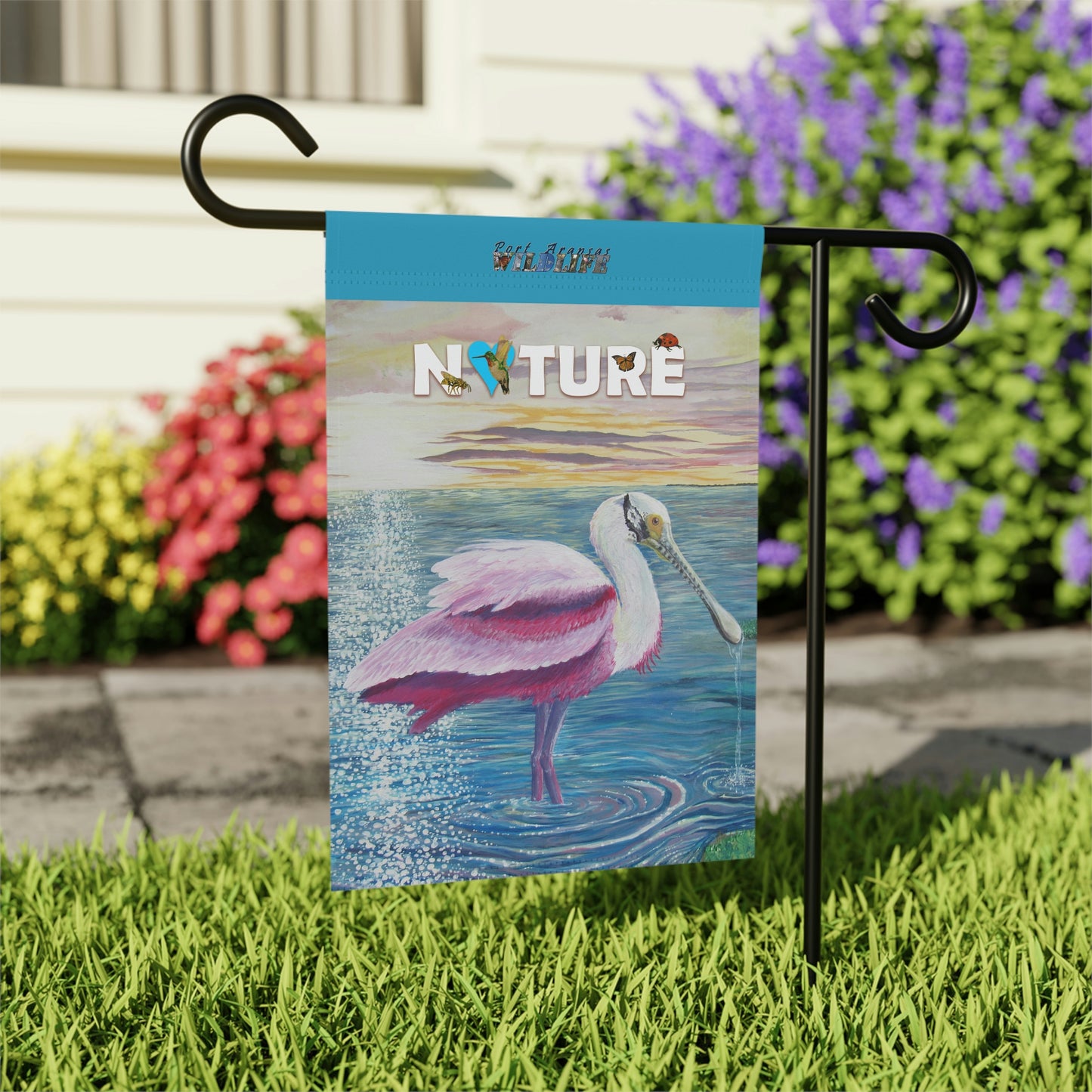 Roseate Spoonbill in the Sun Garden & House Banner