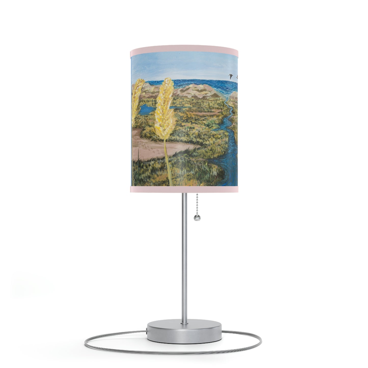 Once Upon  a Time in Port Aransas Art Lamp on a Stand, US|CA plug