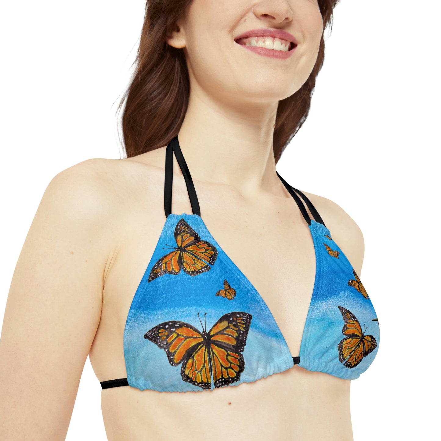 Monarch Migration Beach Life Strappy Bikini Set