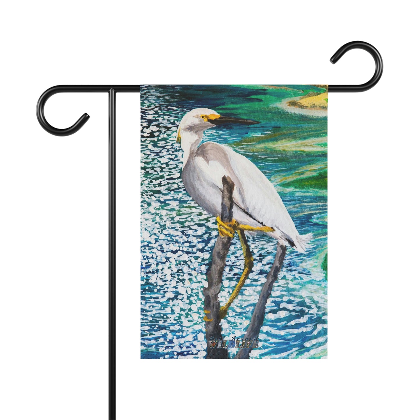 Shorebird in the Sun Art Garden & House Banner