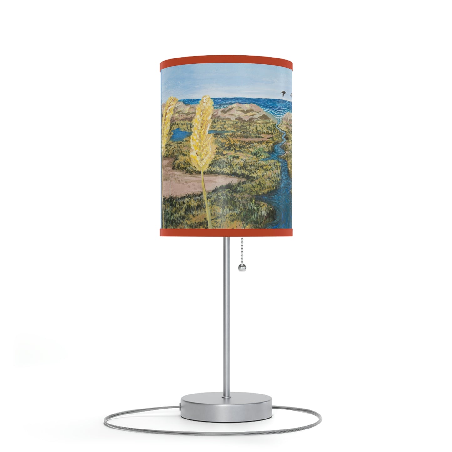 Once Upon  a Time in Port Aransas Art Lamp on a Stand, US|CA plug