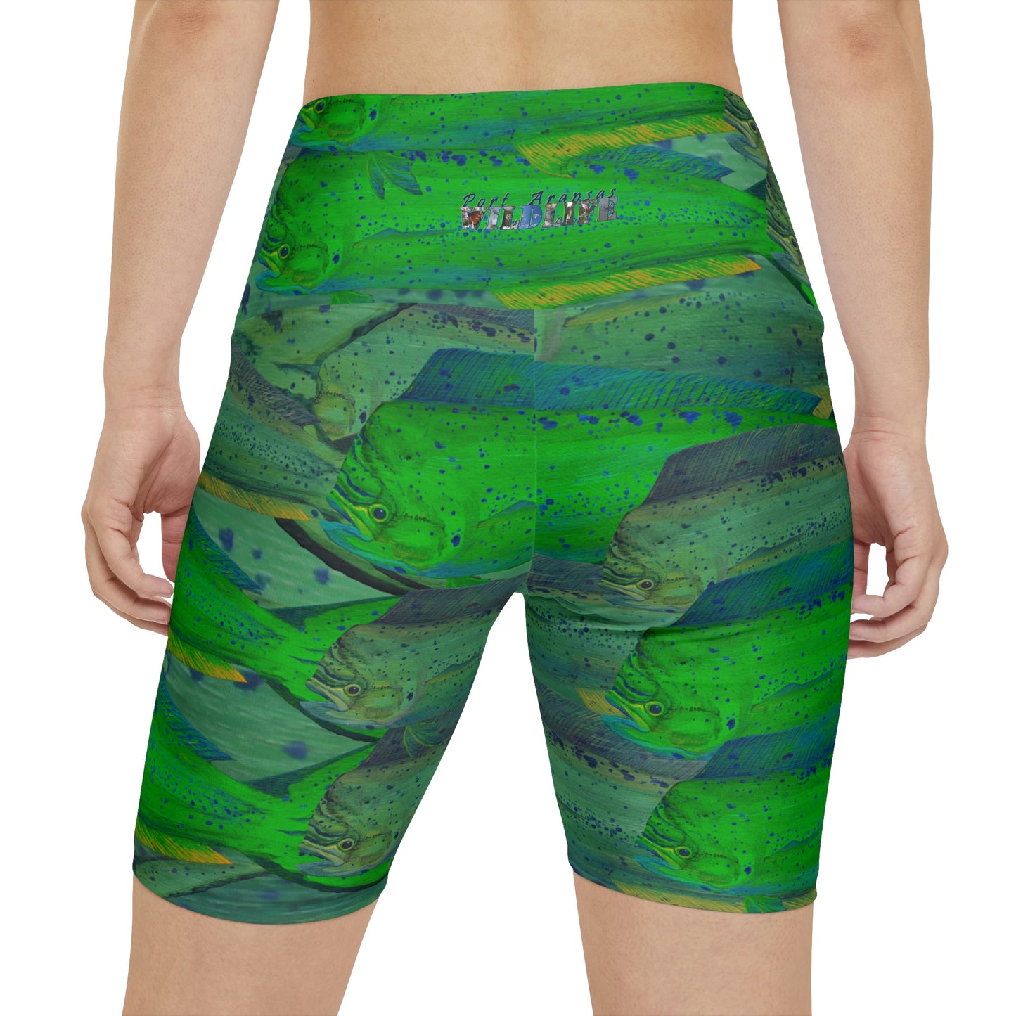 Mahi-Mahi Dolphin Dorado School Women's Workout Shorts