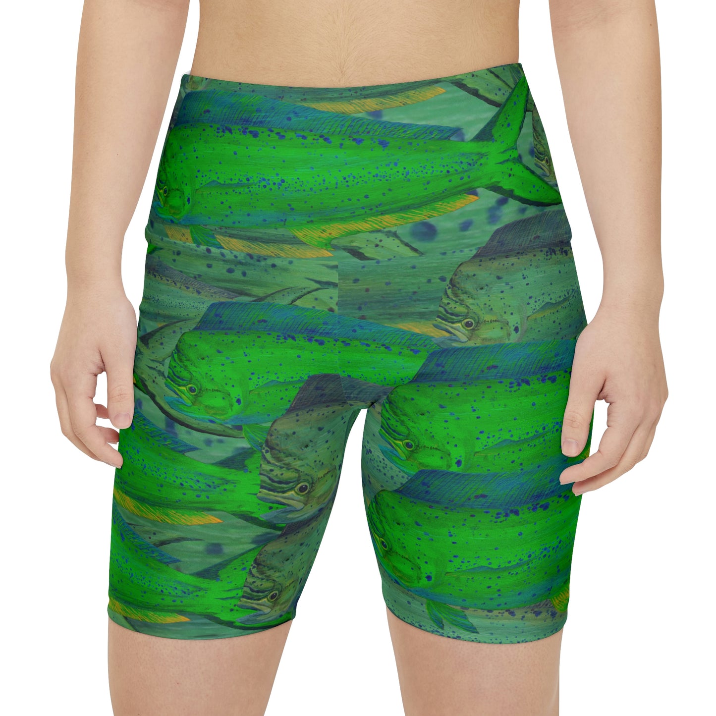 Mahi-Mahi Dolphin Dorado School Women's Workout Shorts